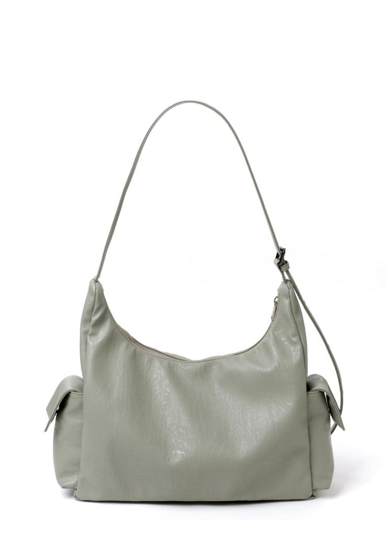 Pocket Mug Bag L Brushed Mint Gray