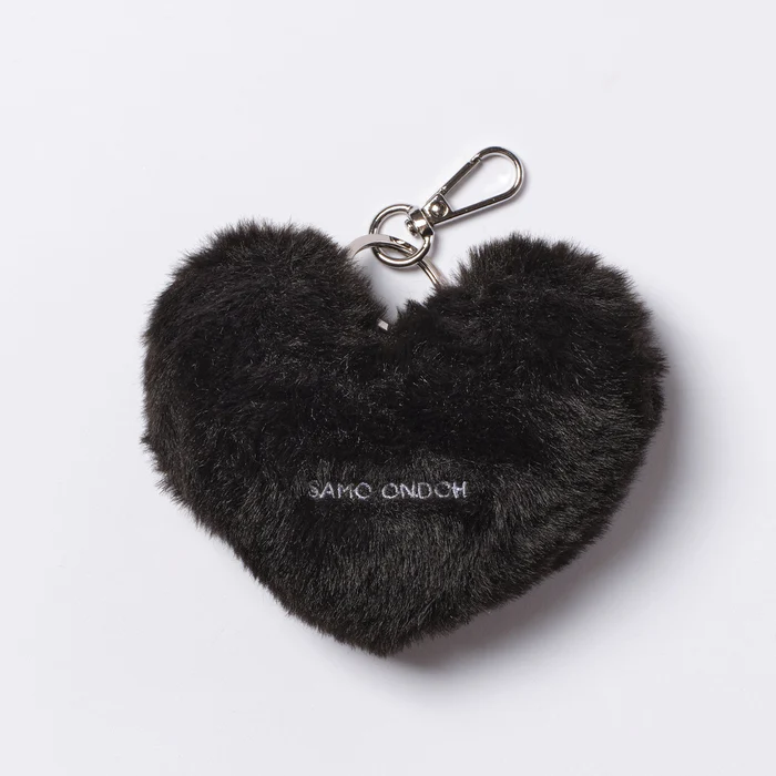 Loveyom Keychain Eco Fur Black