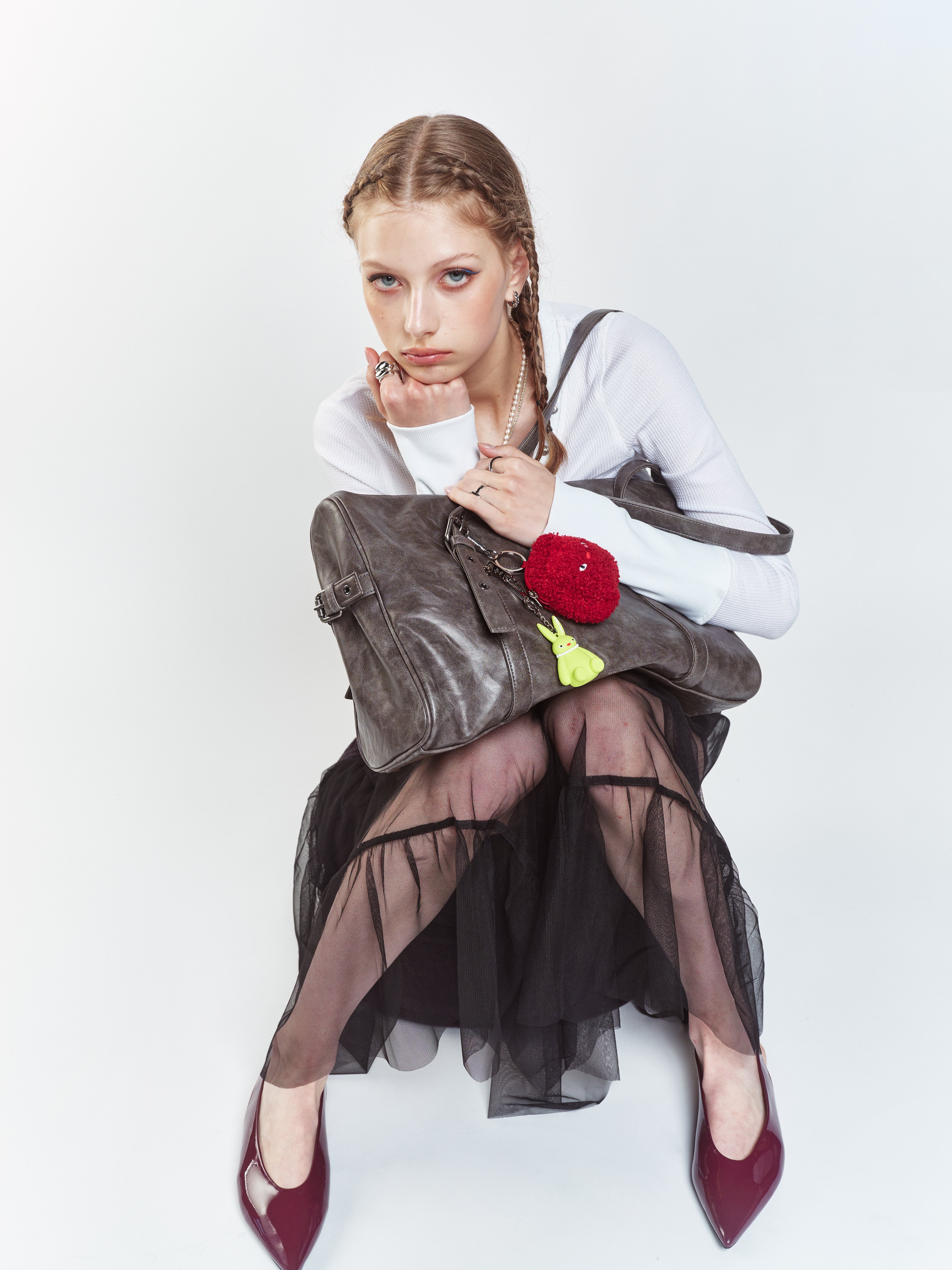 Museum Bag L Baked Gray