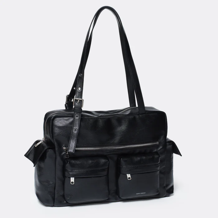 PREORDER Pocket Utility Bag L Nappa Black