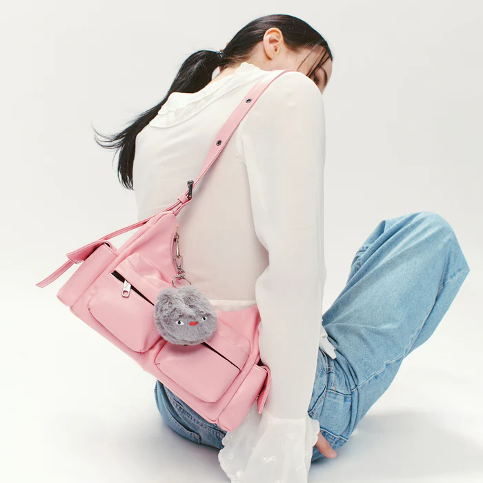 Pocket Mug Bag M Goat Pink