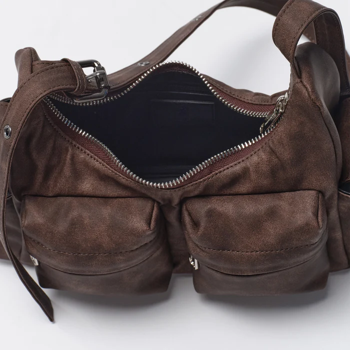 Pocket Mug Bag M Vintage Brown