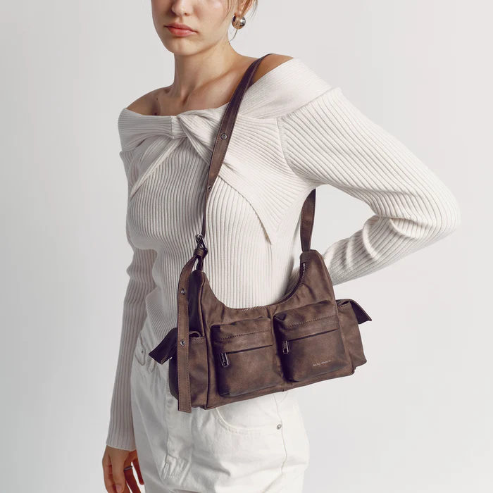 Pocket Mug Bag M Vintage Brown