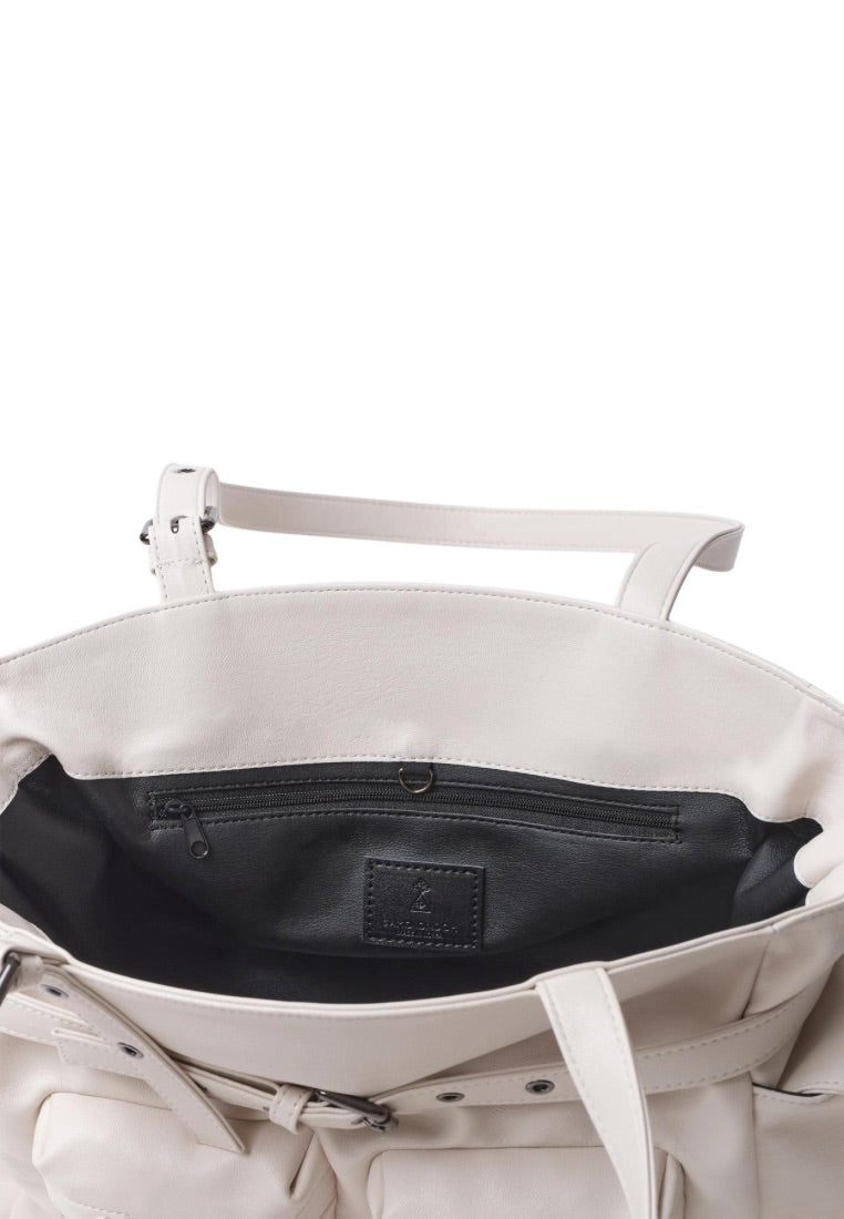 Pocket Corset Bag M Nappa Ivory