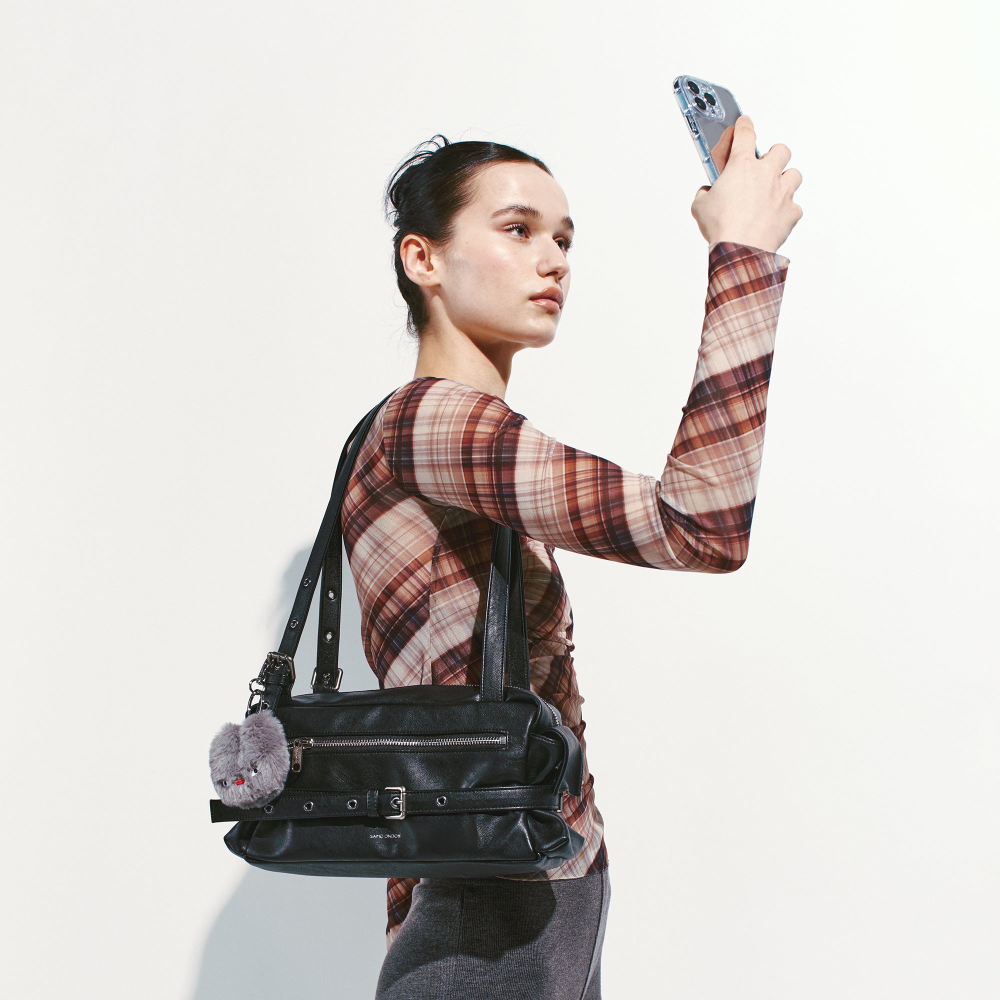Belt Utility Bag M Nappa Matt Black