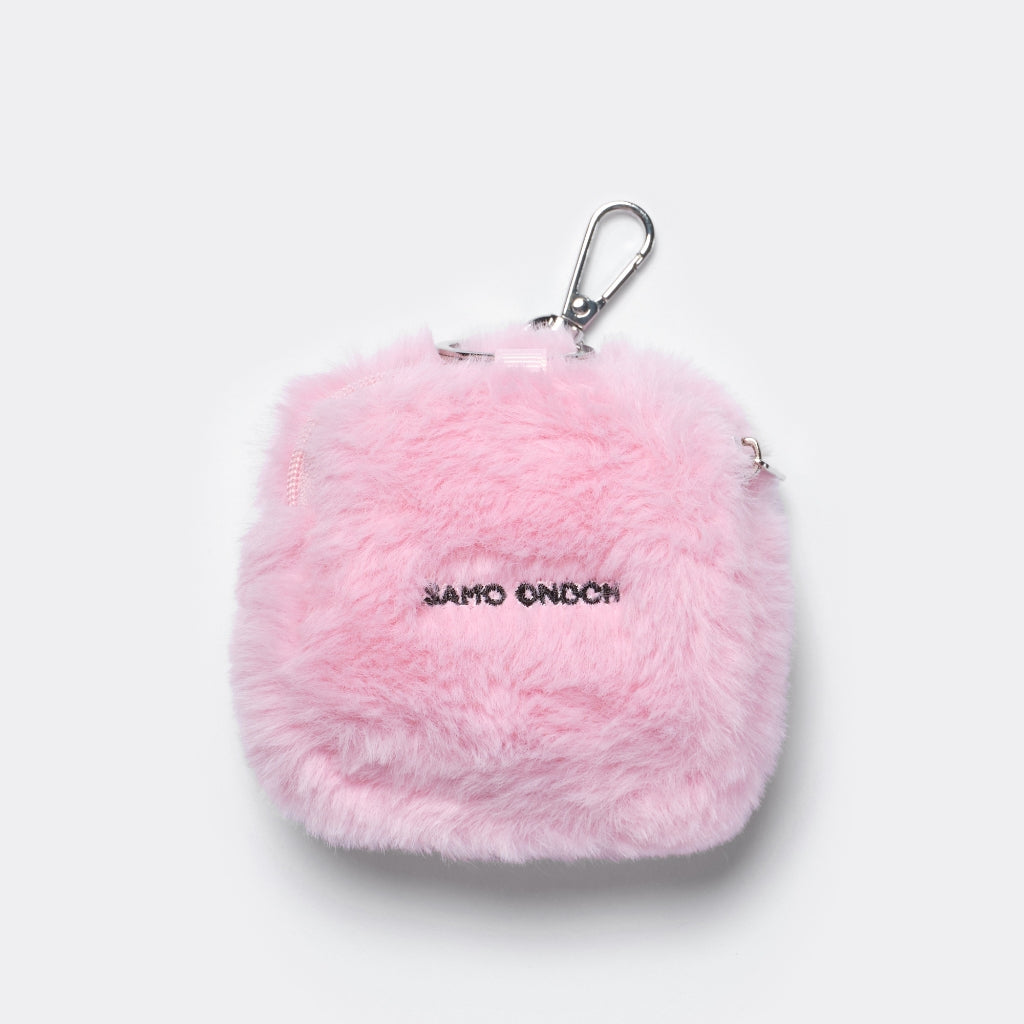 Nemoyom Airpods Case Eco Fur Pink