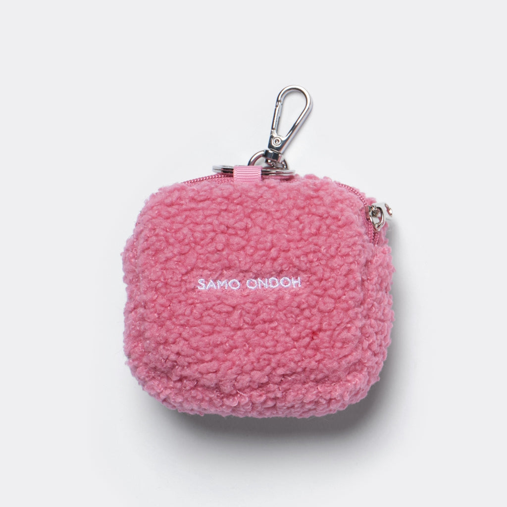 Nemoyom Airpods Case Eco Shearling Pink