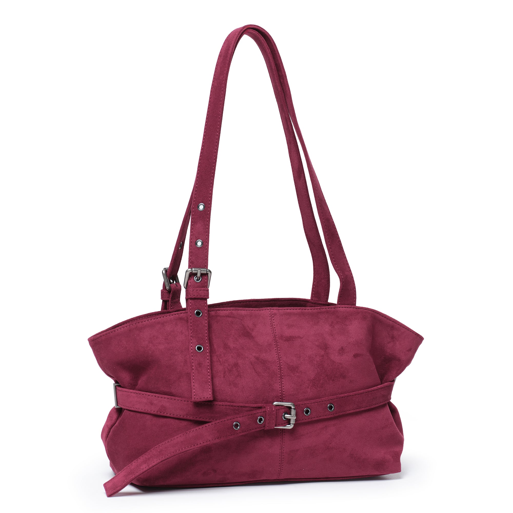 PREORDER Le Belt Bag M Suede Magenta