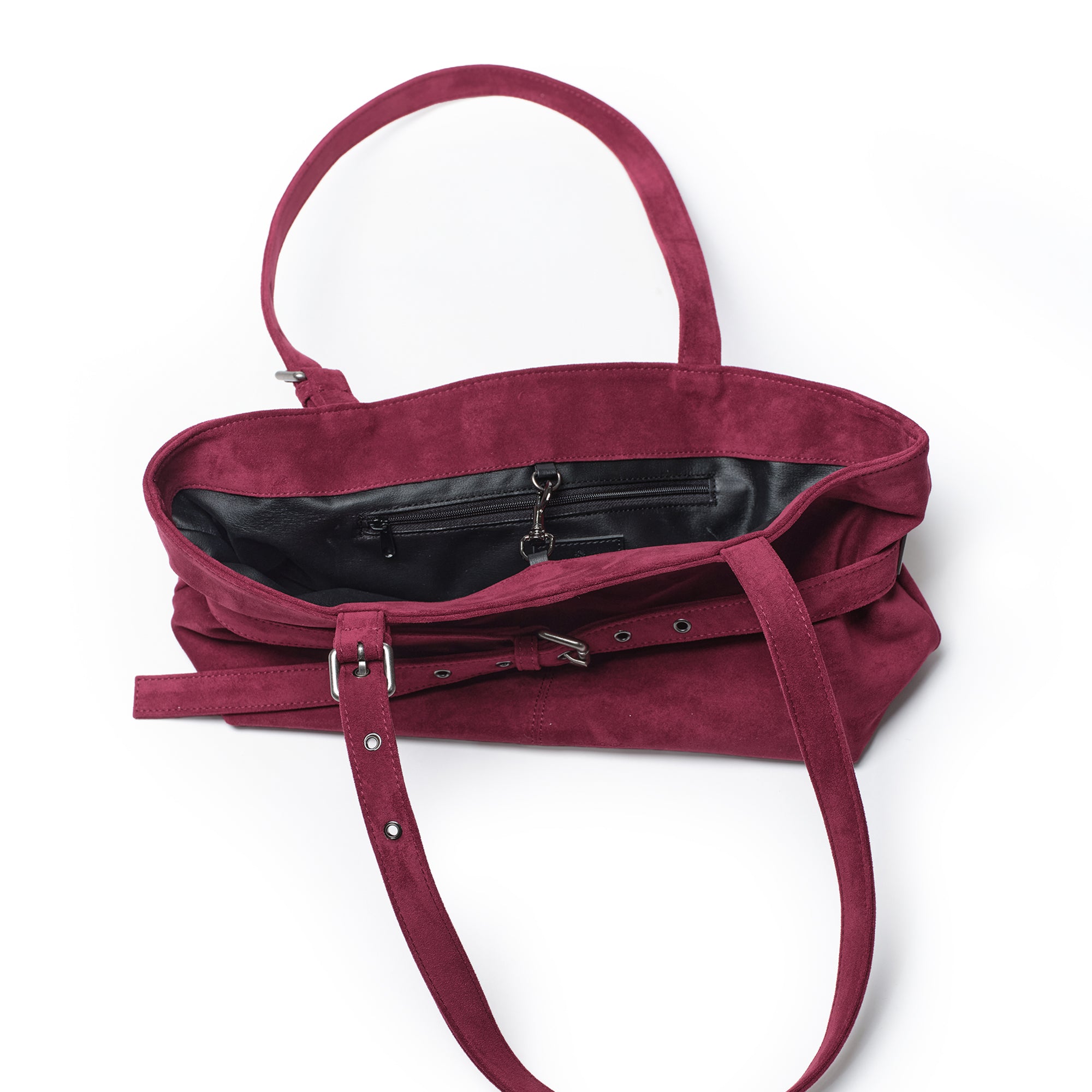 PREORDER Le Belt Bag M Suede Magenta