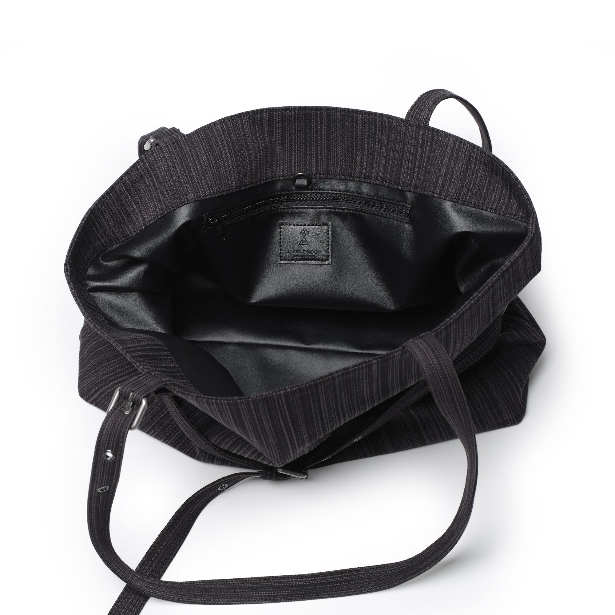 Le Belt Bag L Stripe Black