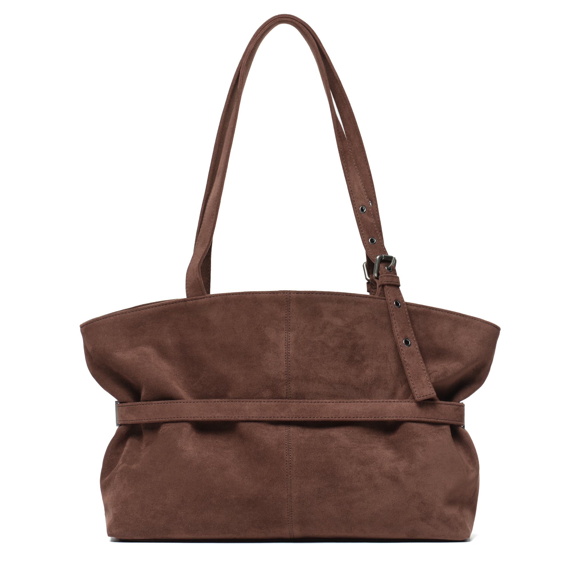 PREORDER Le Belt Bag L Suede Brown