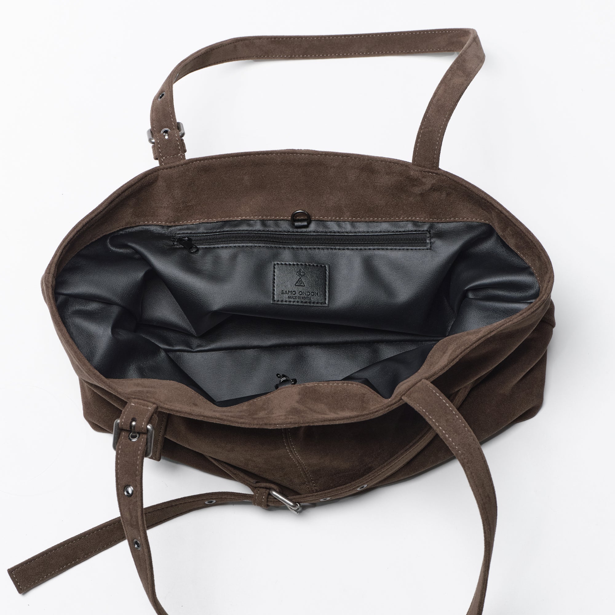 PREORDER Le Belt Bag L Suede Khaki Gray