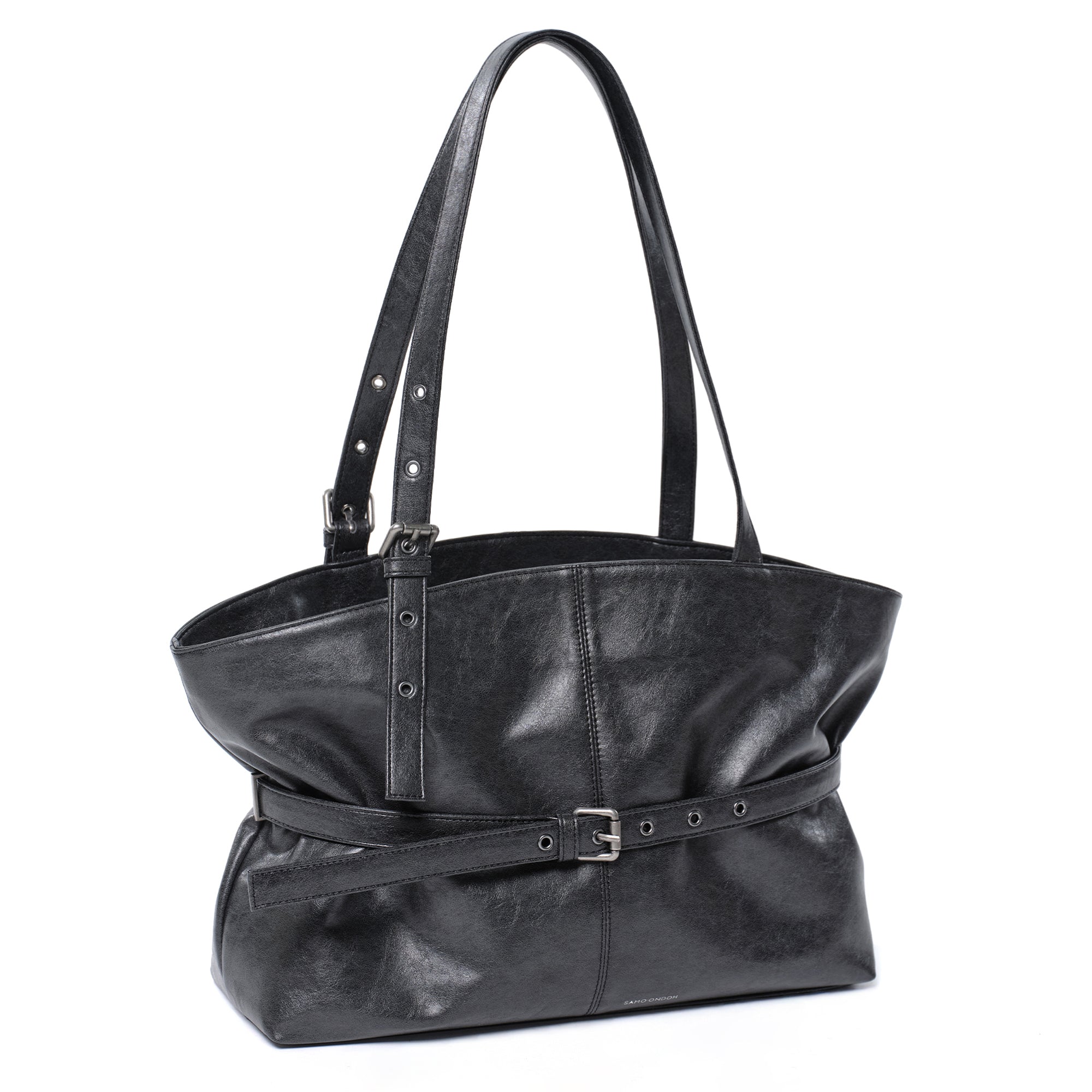 Le Belt Bag L Veg Charcoal