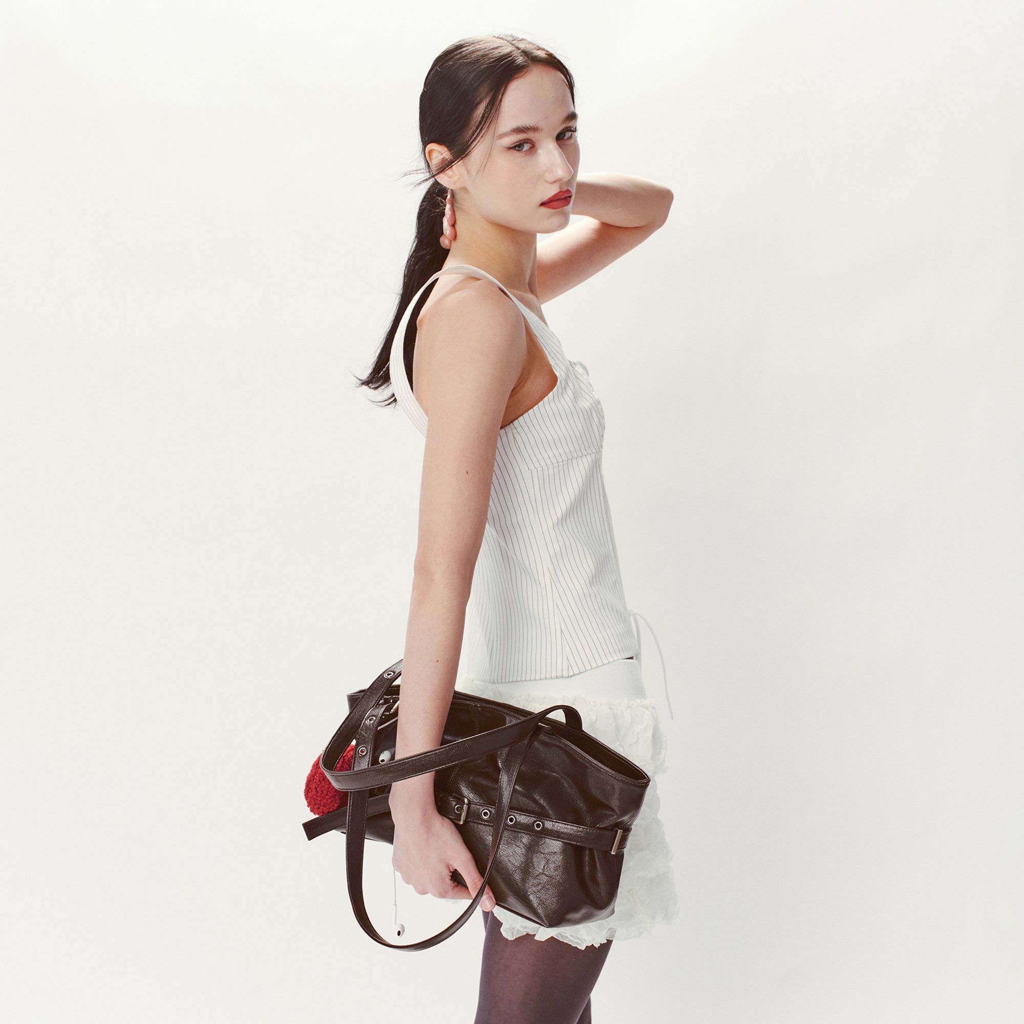 PREORDER Le Belt Bag M Goat Chocolate