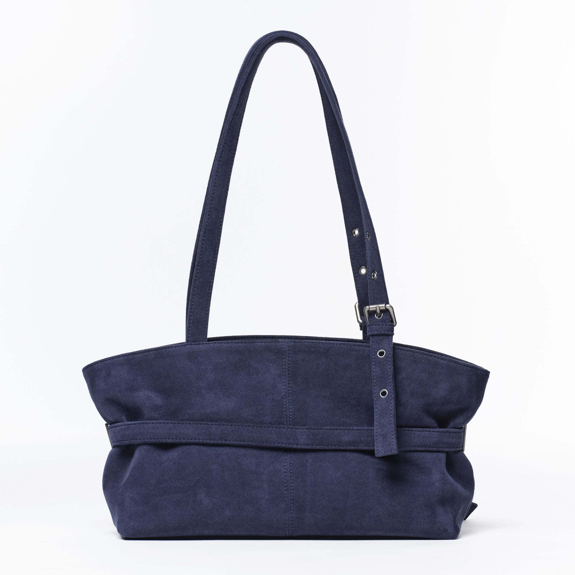 PREORDER Le Belt Bag M Suede Navy