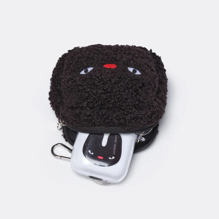 Nemoyom Airpods Case Eco Shearling Black