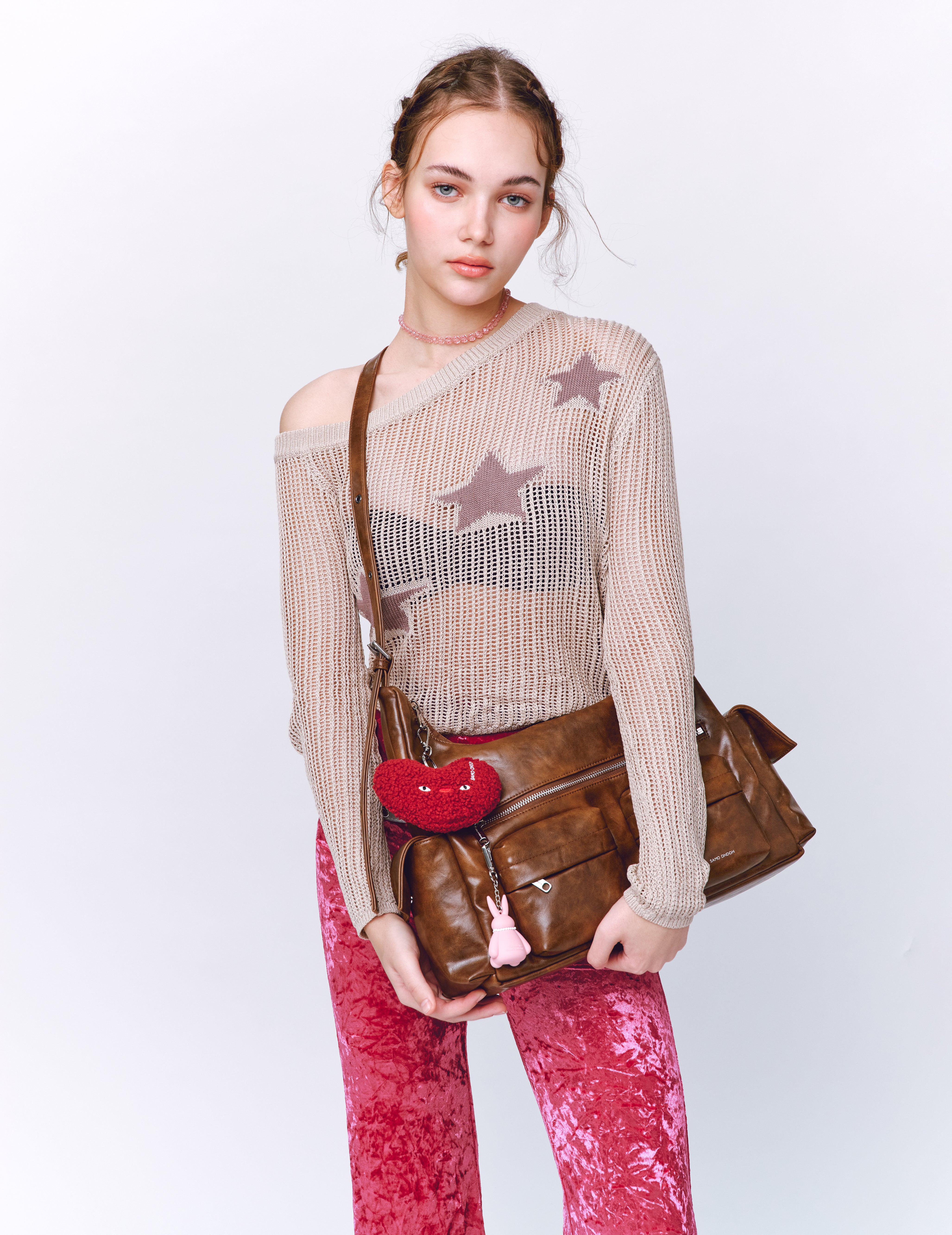 Pocket Mug Bag L Baked Tan