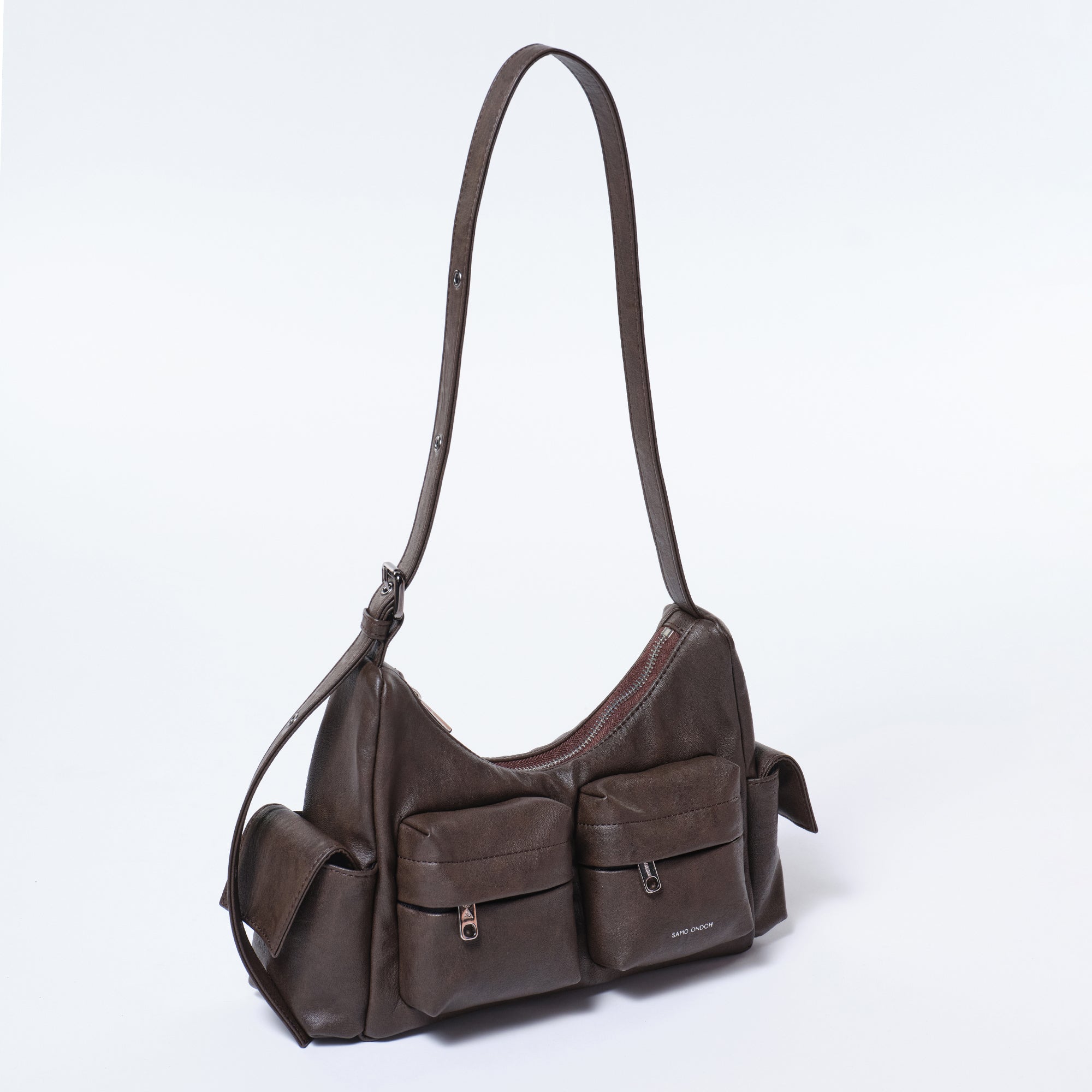 Pocket Mug Bag M Brushed Chocolate