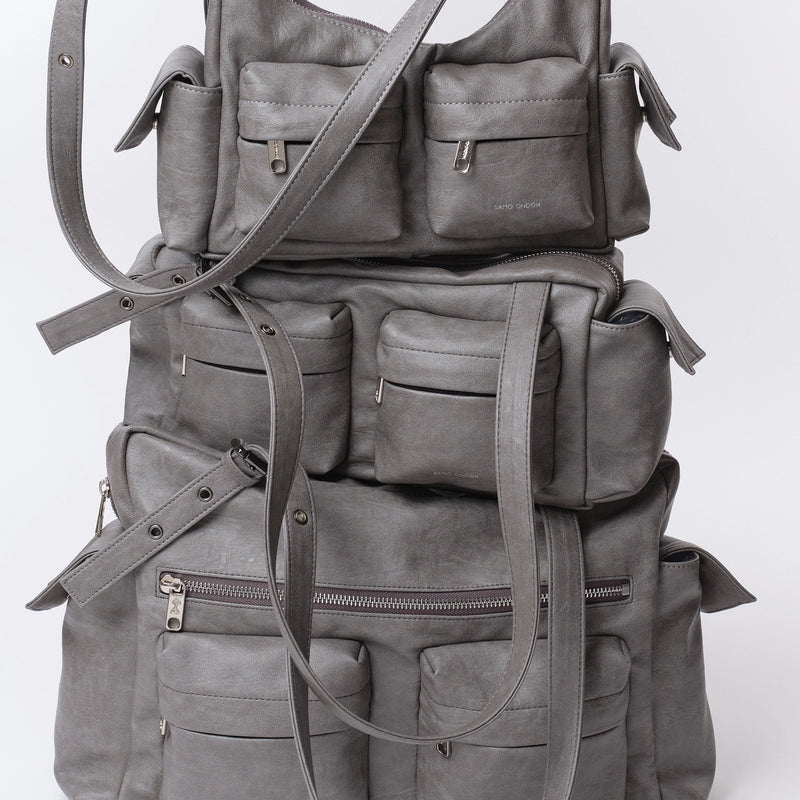 Pocket Mug Bag M Brushed Gray