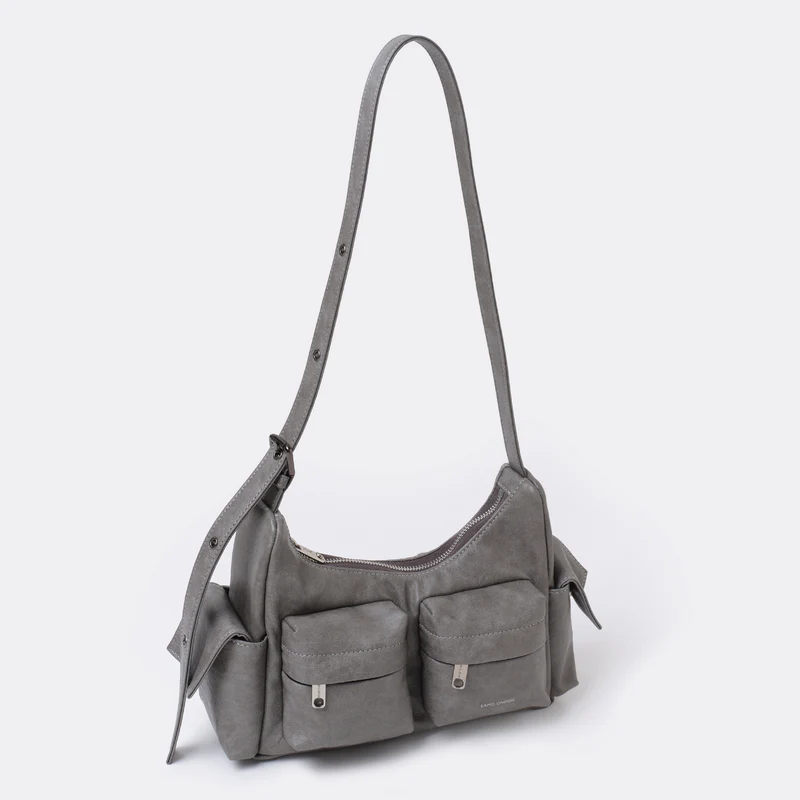 Pocket Mug Bag M Brushed Gray