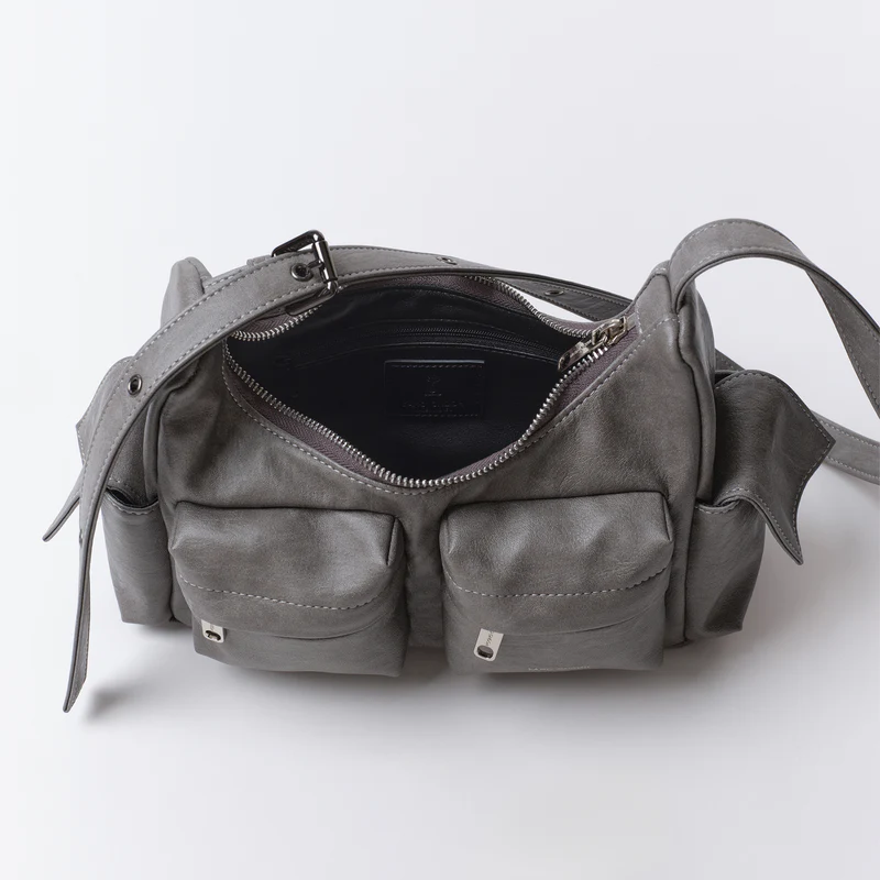Pocket Mug Bag M Brushed Gray