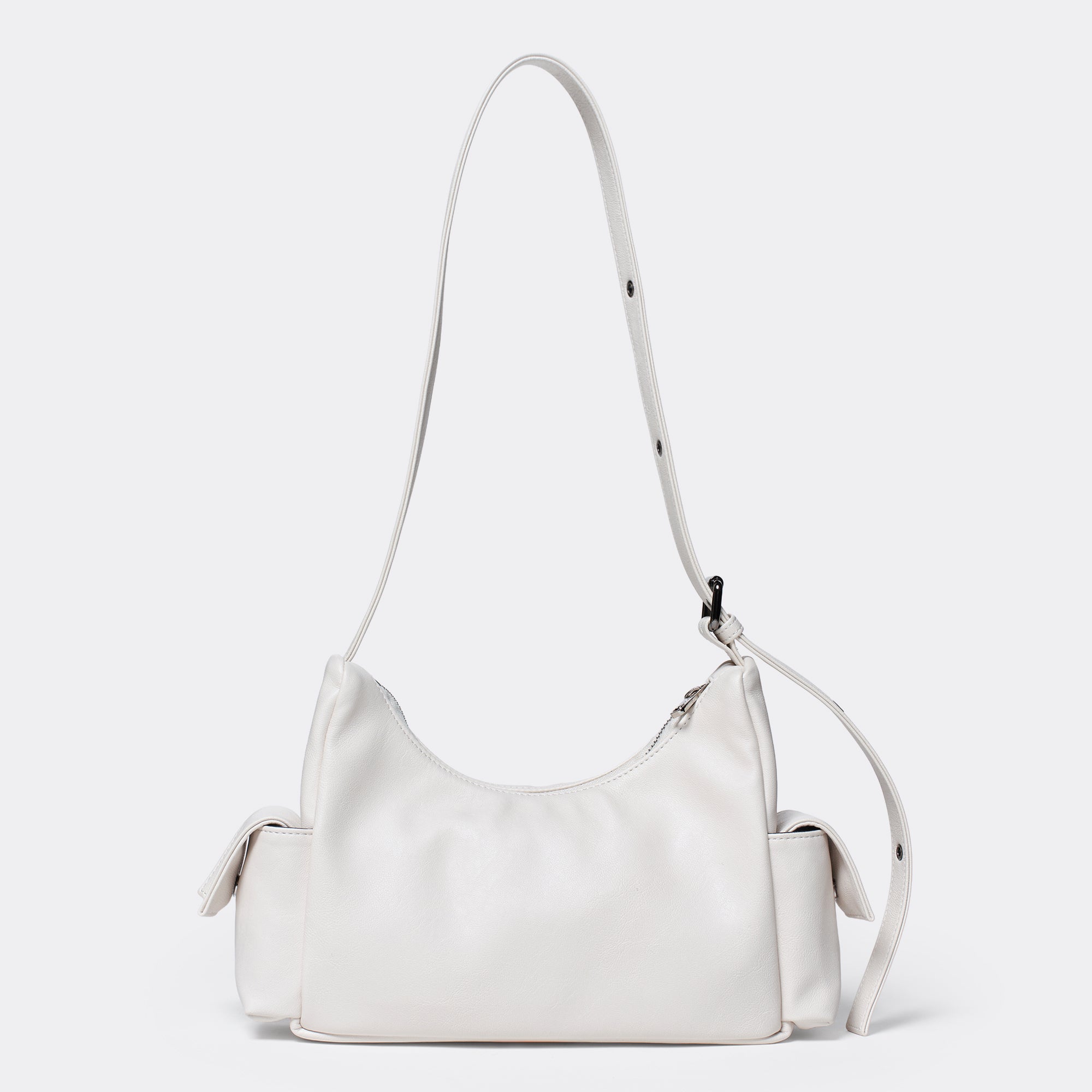 Pocket Mug Bag M Nappa Ivory