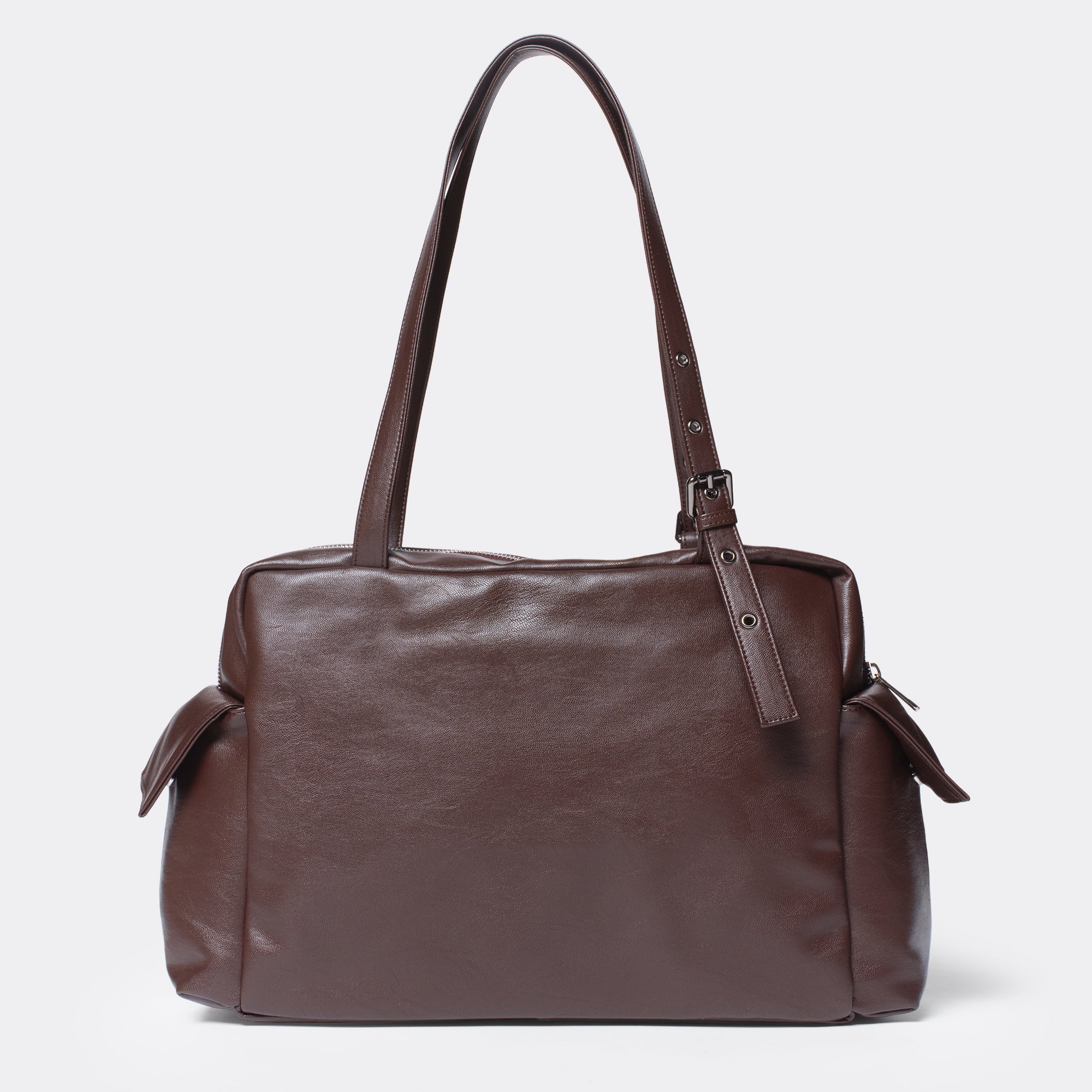 PREORDER Pocket Utility Bag L Nappa Chocolate