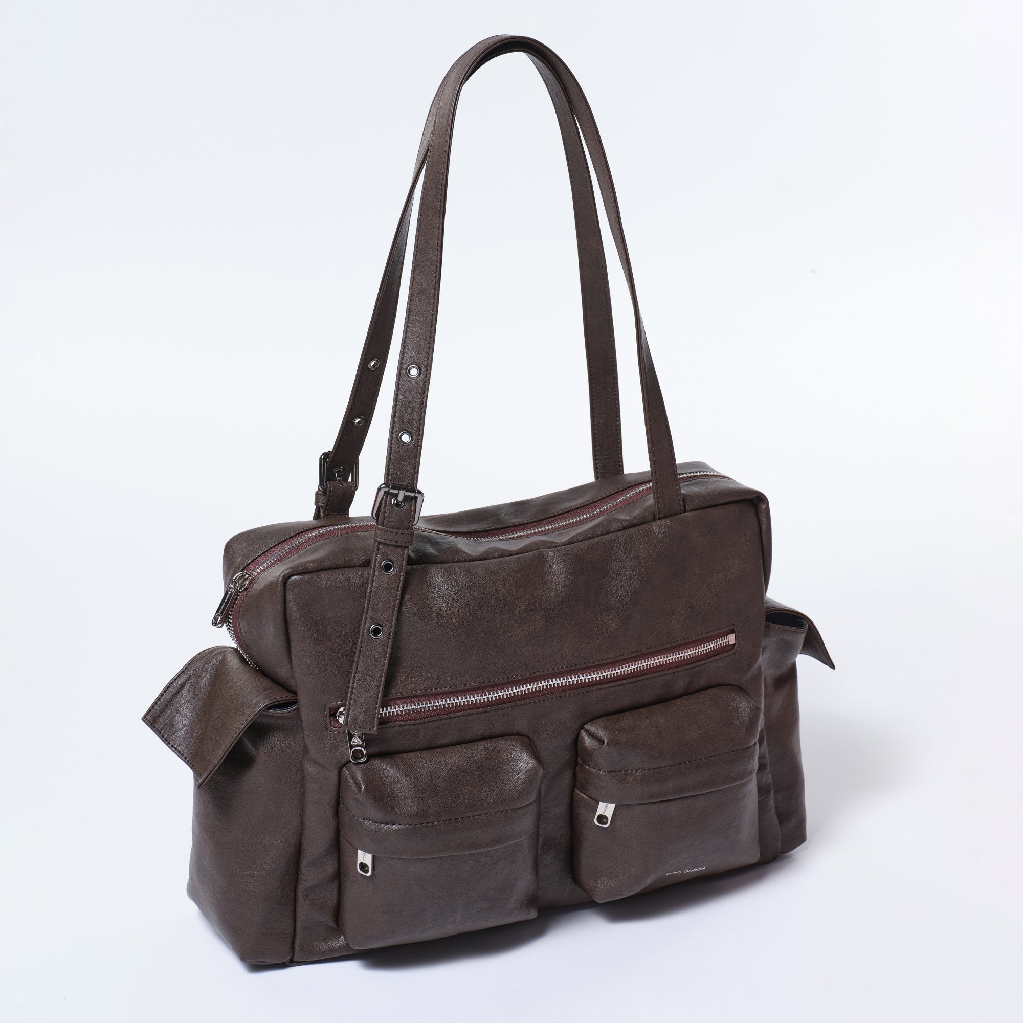 PREORDER Pocket Utility Bag L Brushed Chocolate