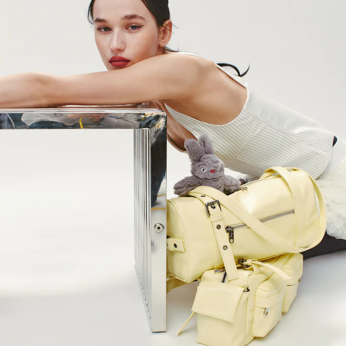 Pocket Utility Bag M Goat Lime
