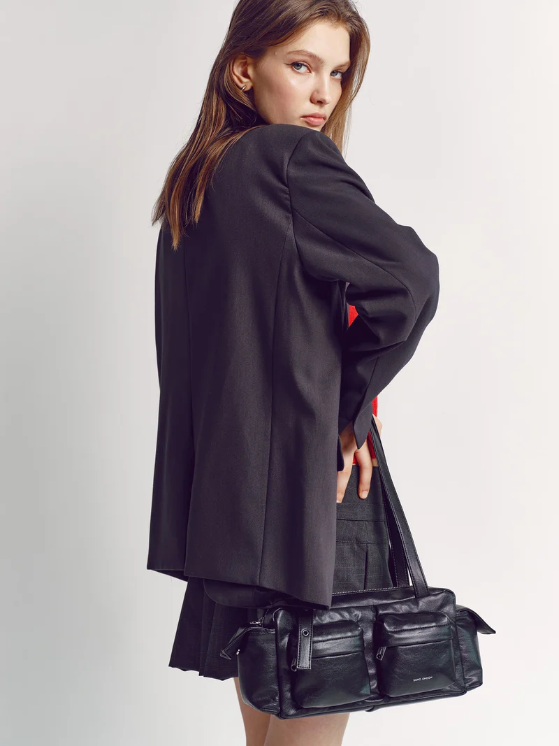 Pocket Utility Bag M Nappa Black
