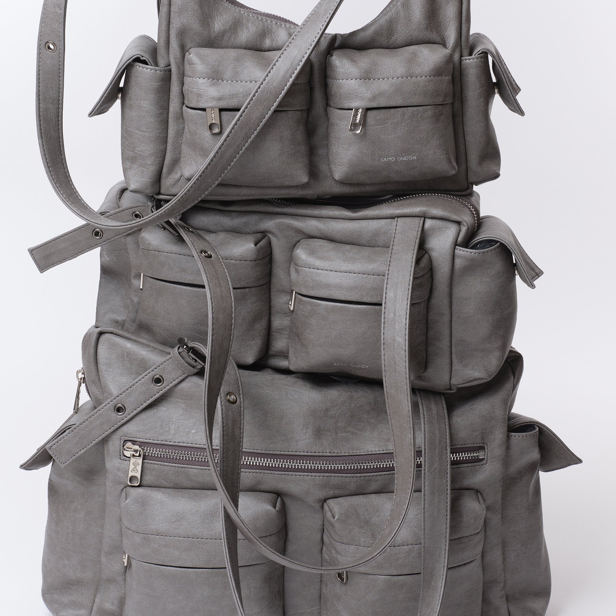 Pocket Utility Bag M Brushed Gray