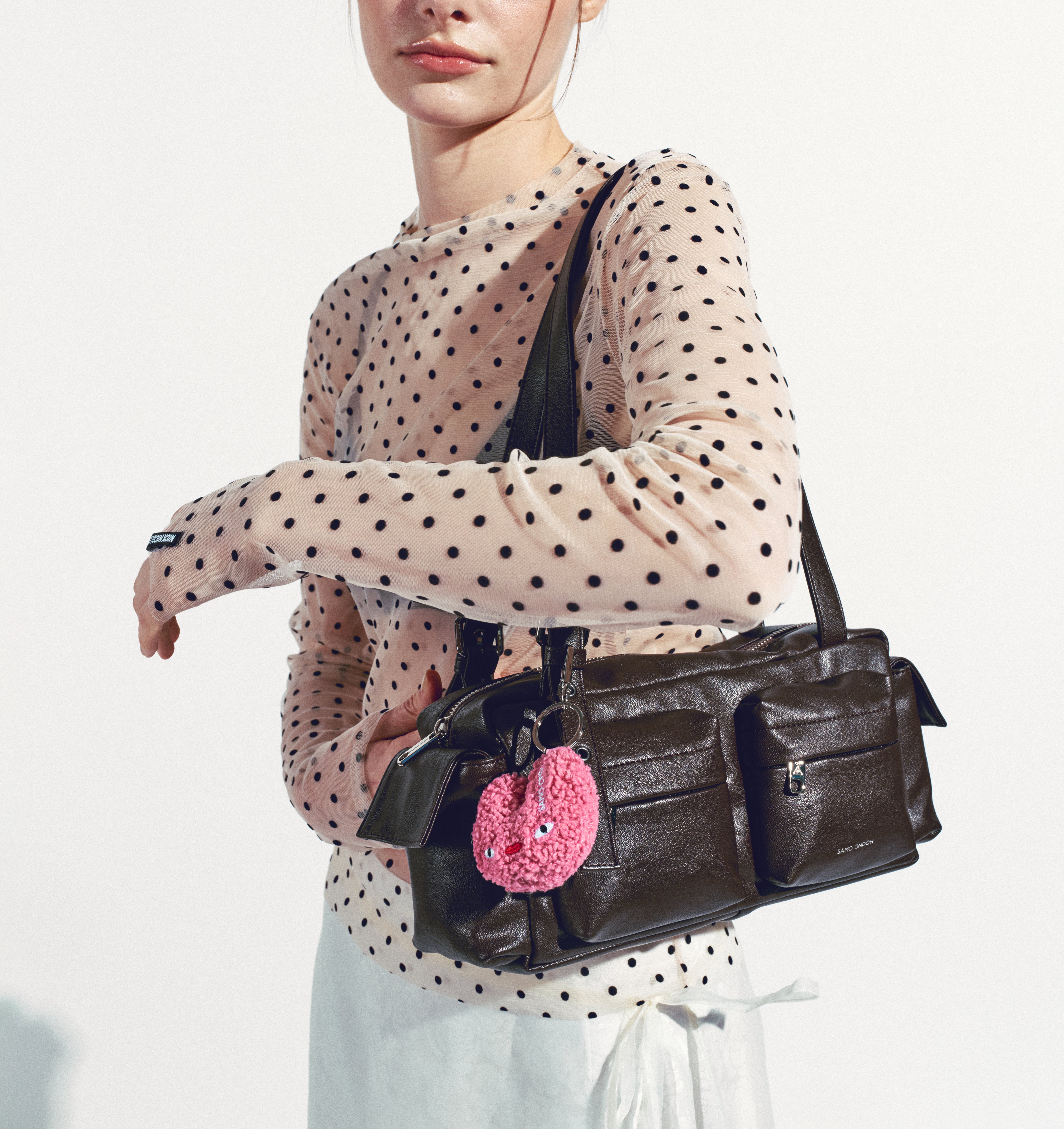 Pocket Utility Bag M Nappa Chocolate