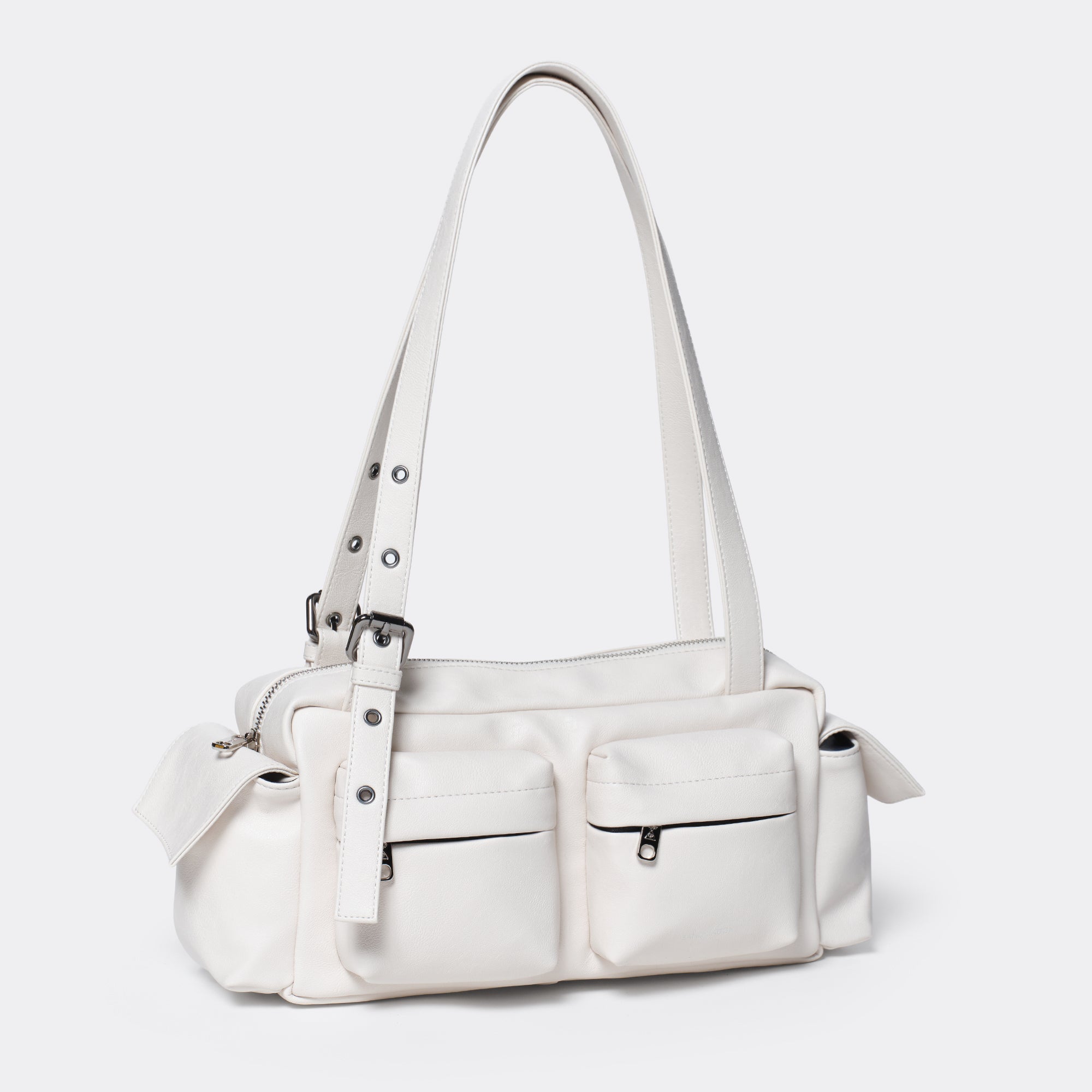 Pocket Utility Bag M Nappa Ivory