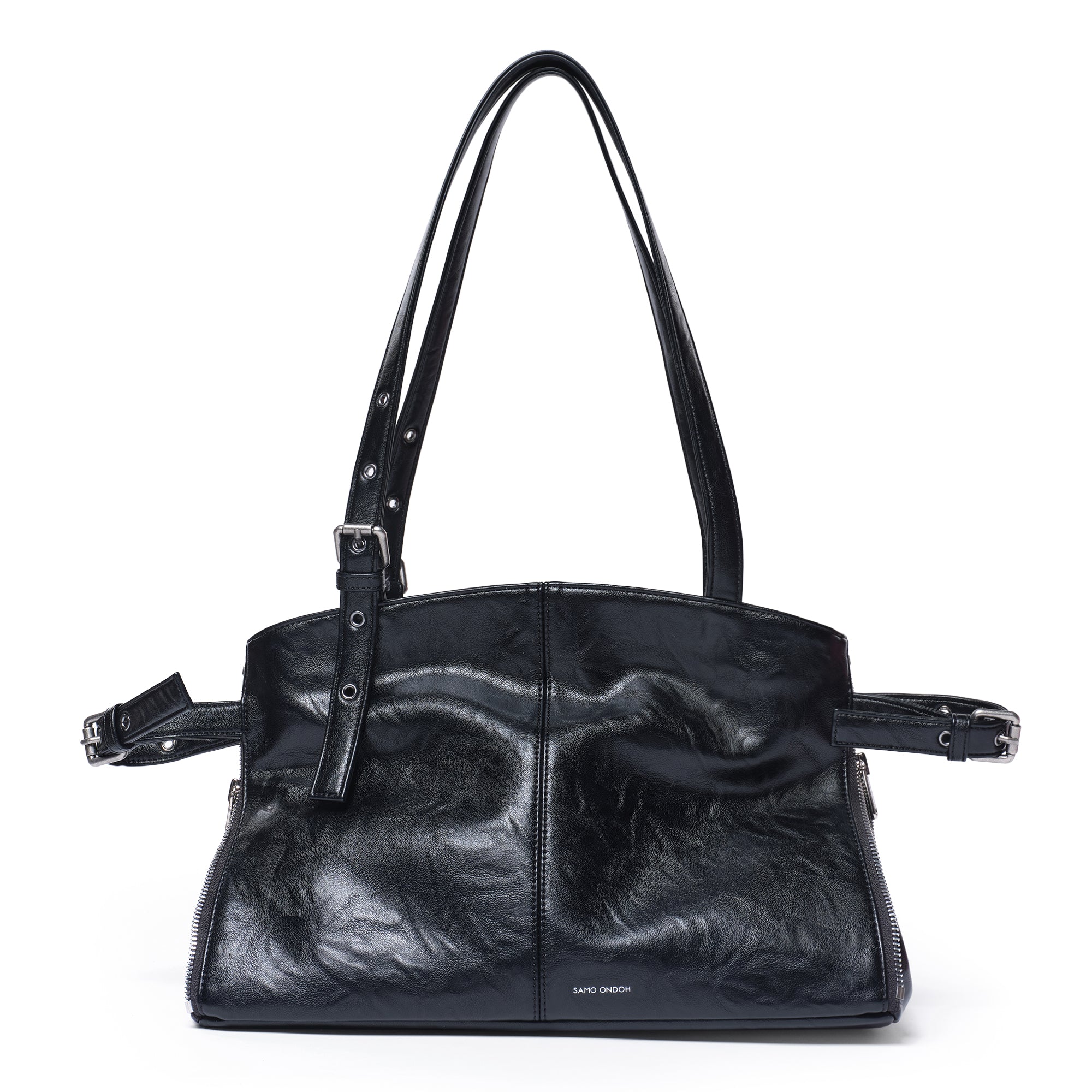 PREORDER Zipper Shopper Bag M Baked Black