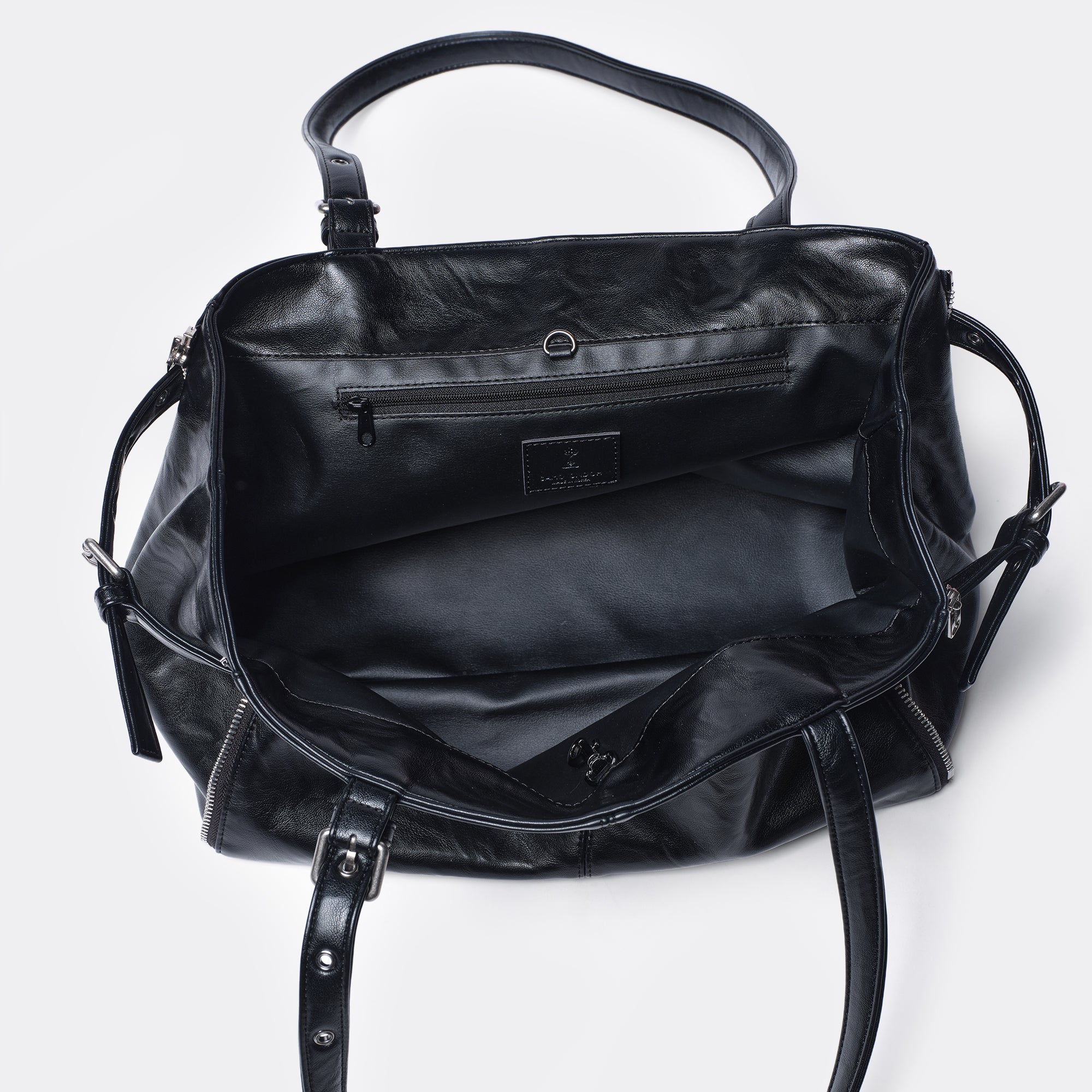 PREORDER Zipper Shopper Bag M Baked Black