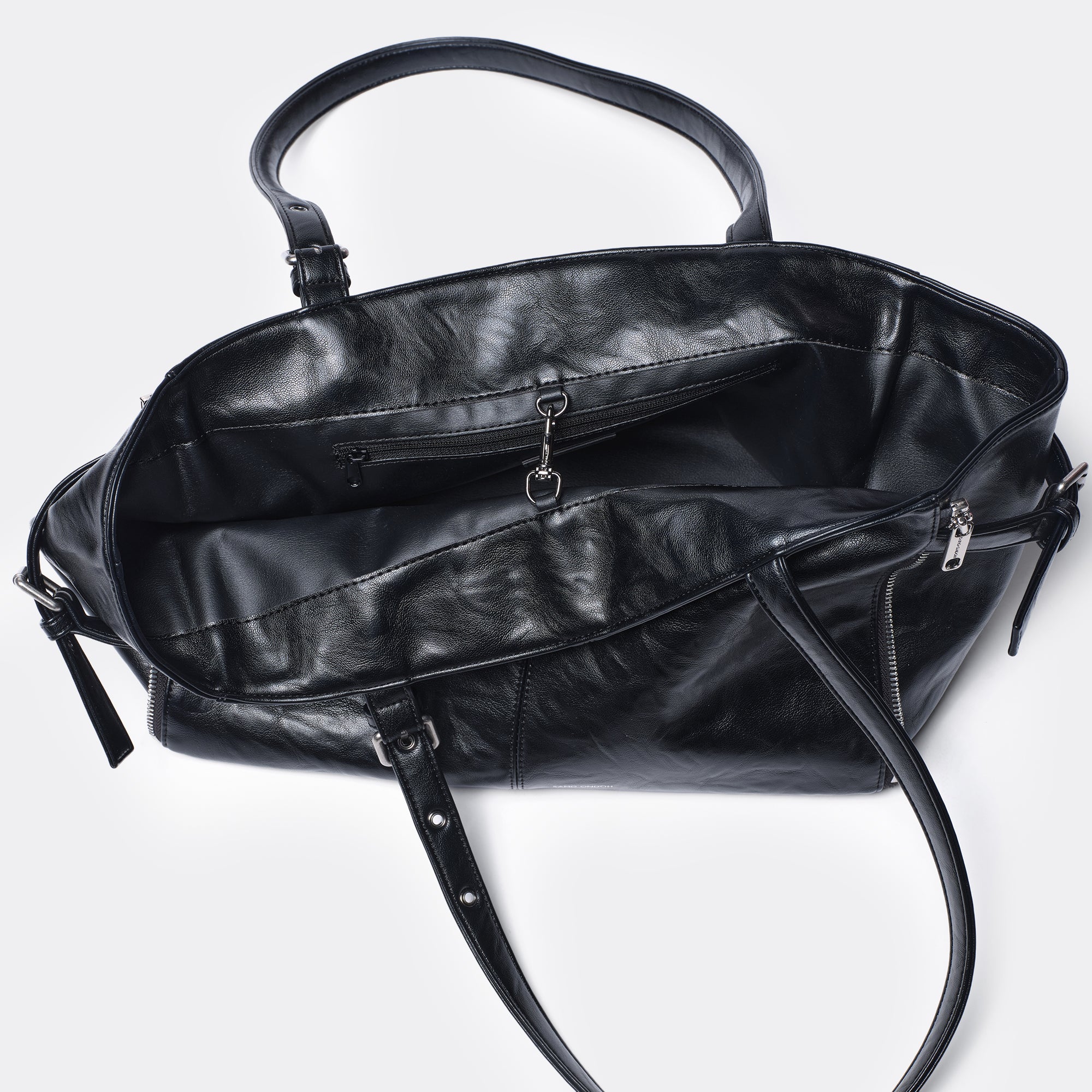 PREORDER Zipper Shopper Bag M Baked Black
