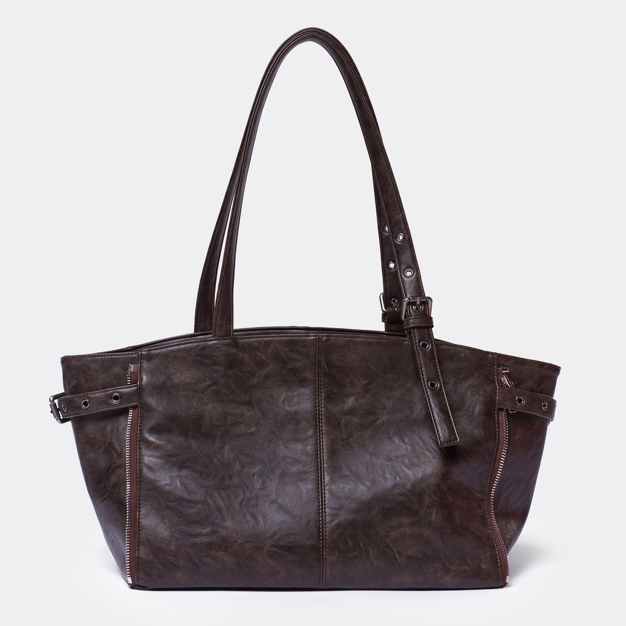 PREORDER Zipper Shopper Bag M Baked Moca