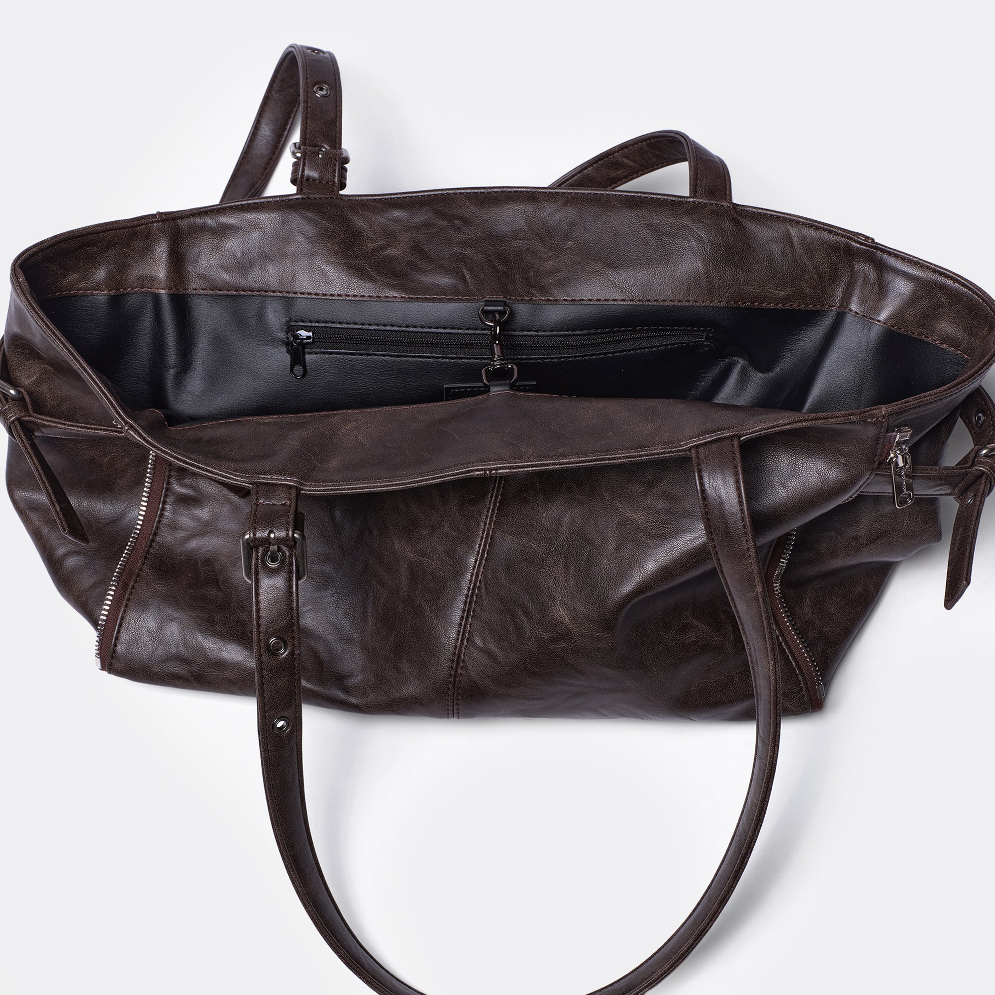 PREORDER Zipper Shopper Bag M Baked Moca