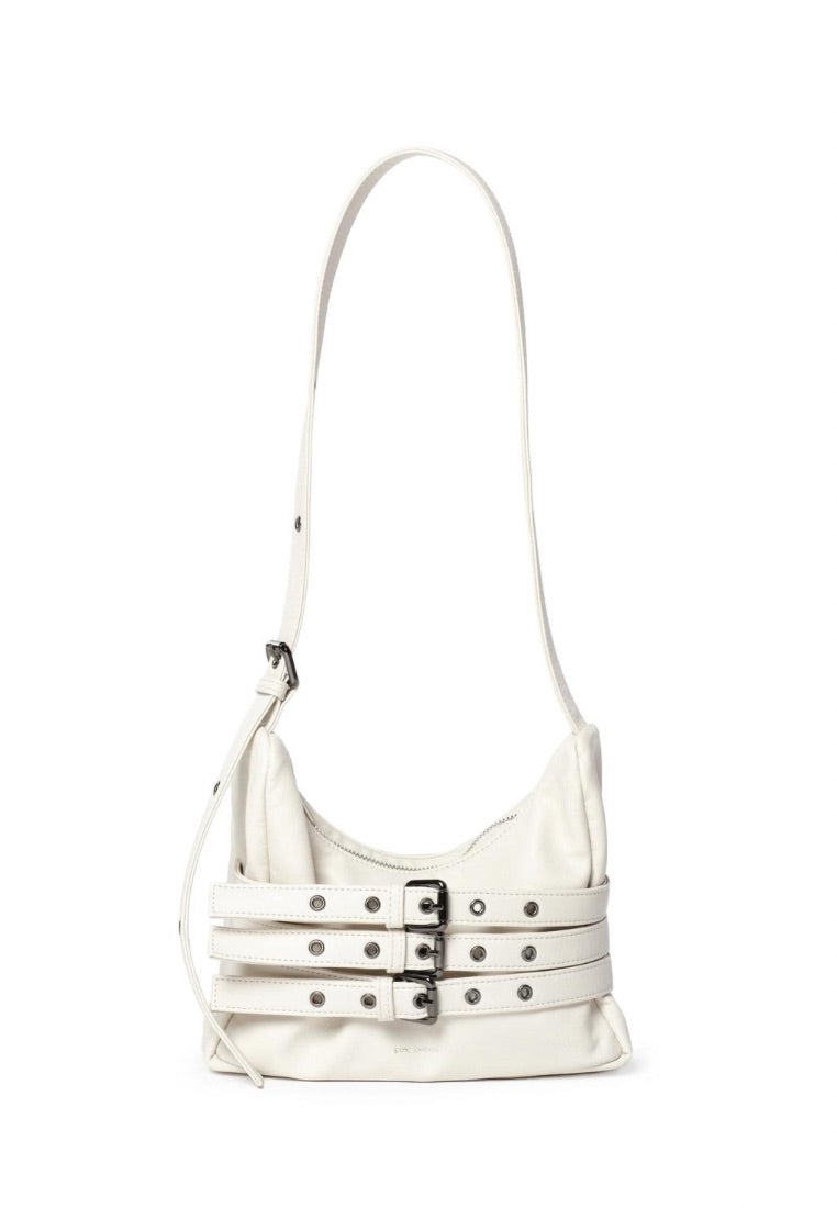 Trio Belt Mug Bag M Nappa Ivory