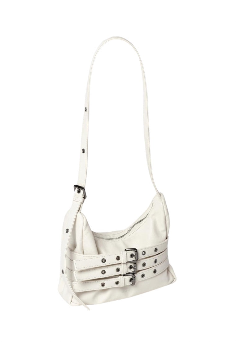 Trio Belt Mug Bag M Nappa Ivory