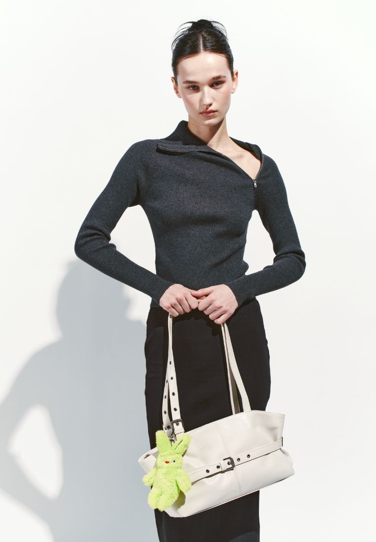 Le Belt Bag M Goat Cream