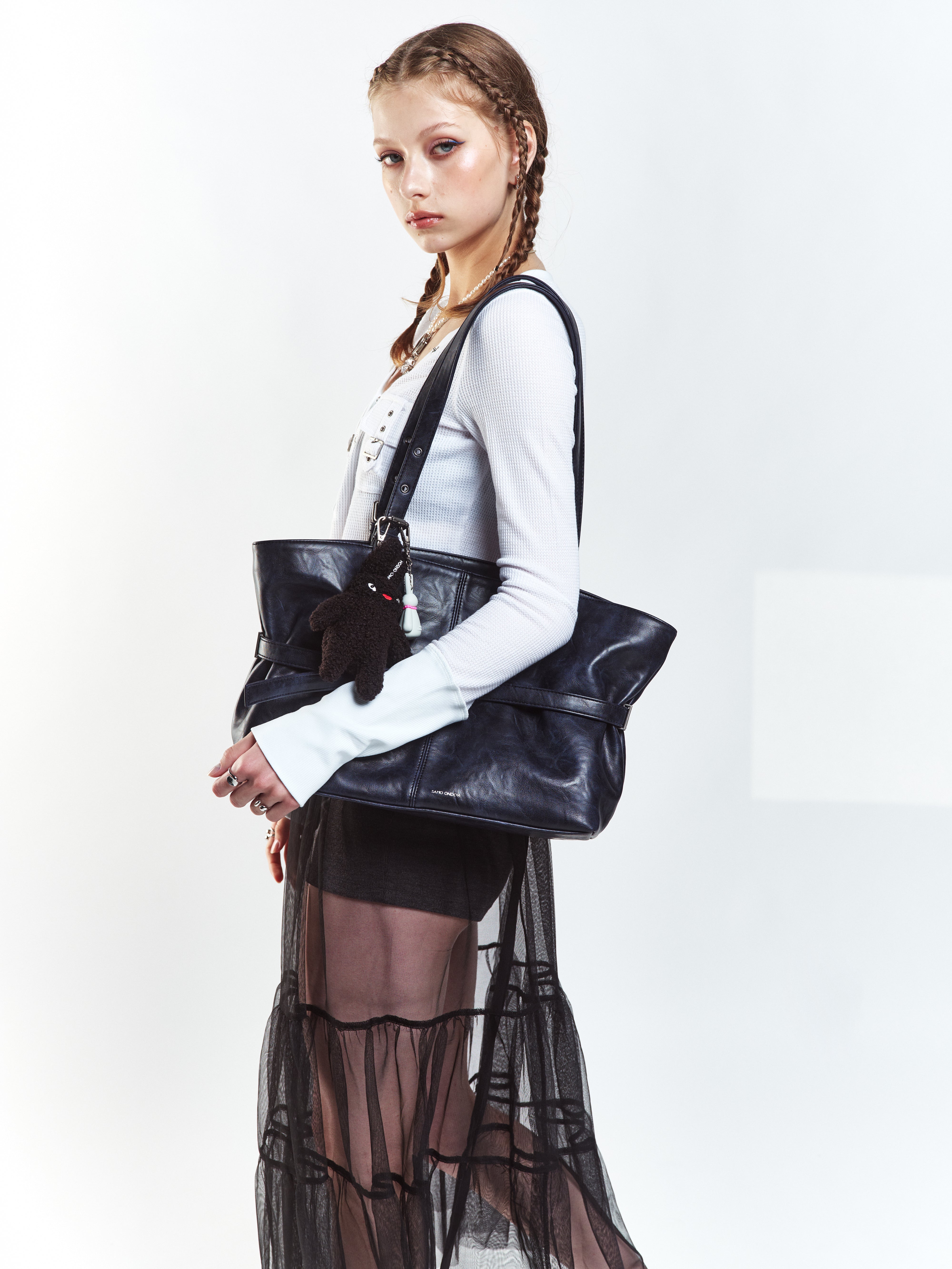 Le Belt Bag L Baked Navy