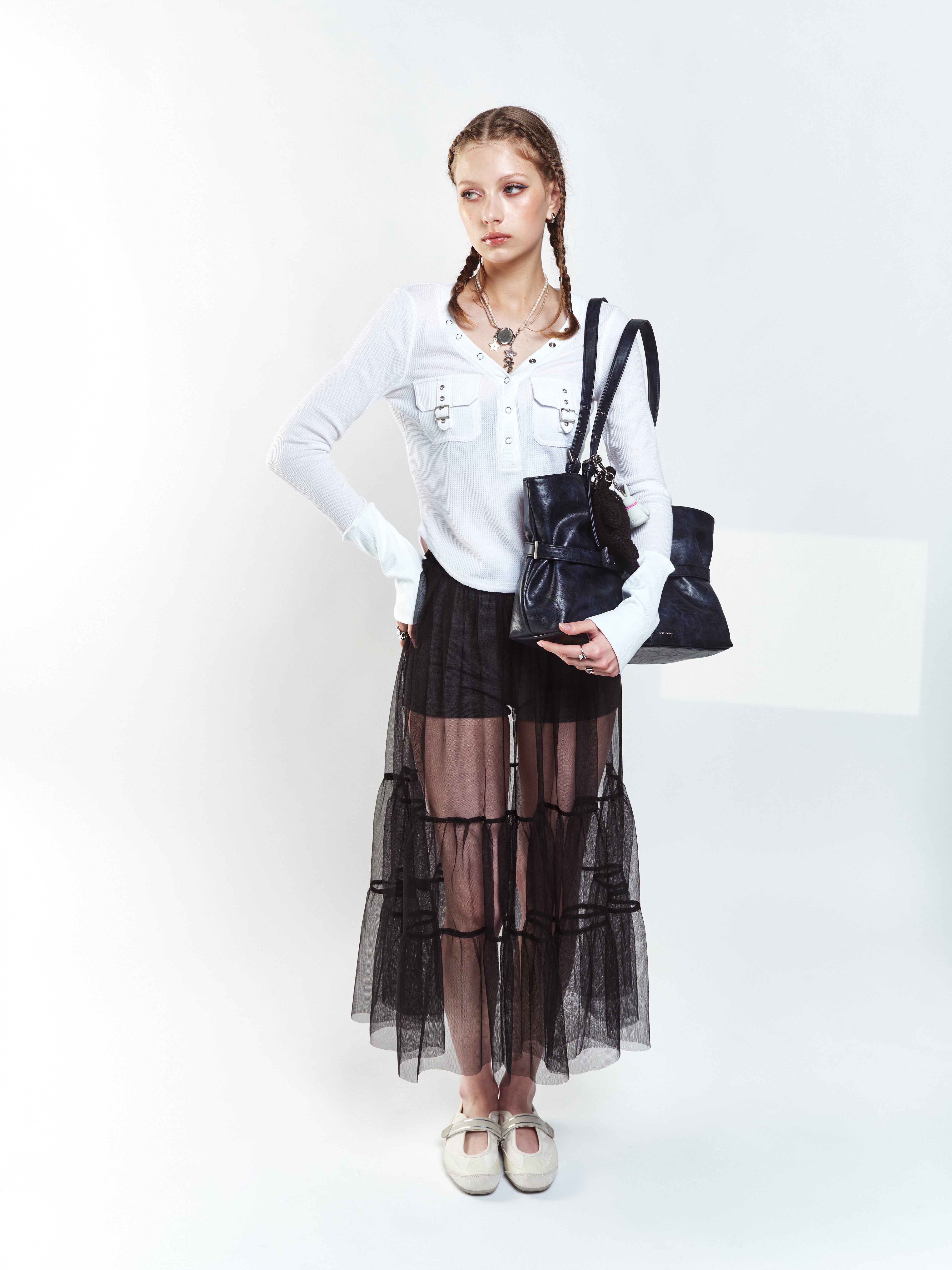 Le Belt Bag L Baked Navy
