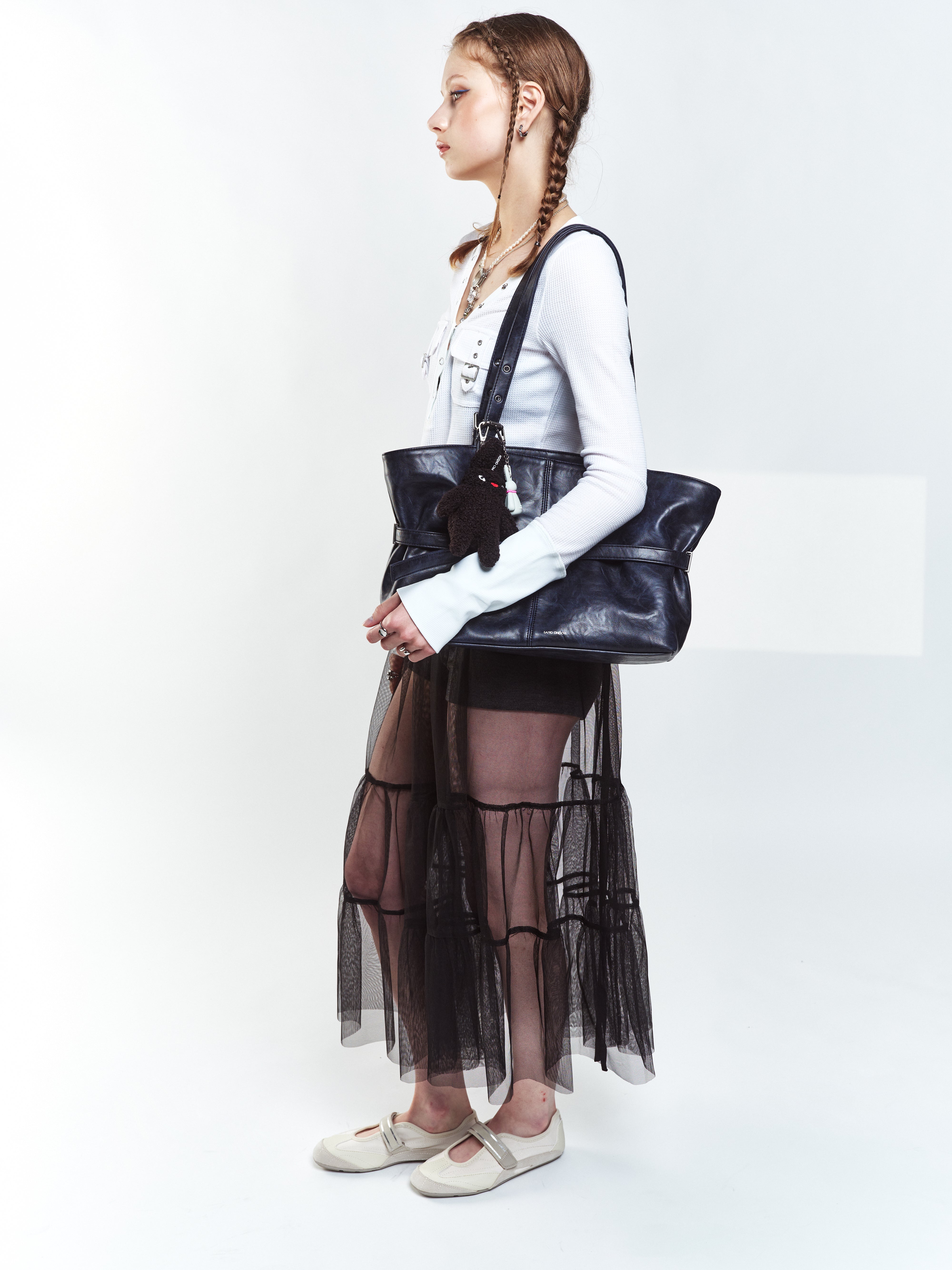 Le Belt Bag L Baked Navy