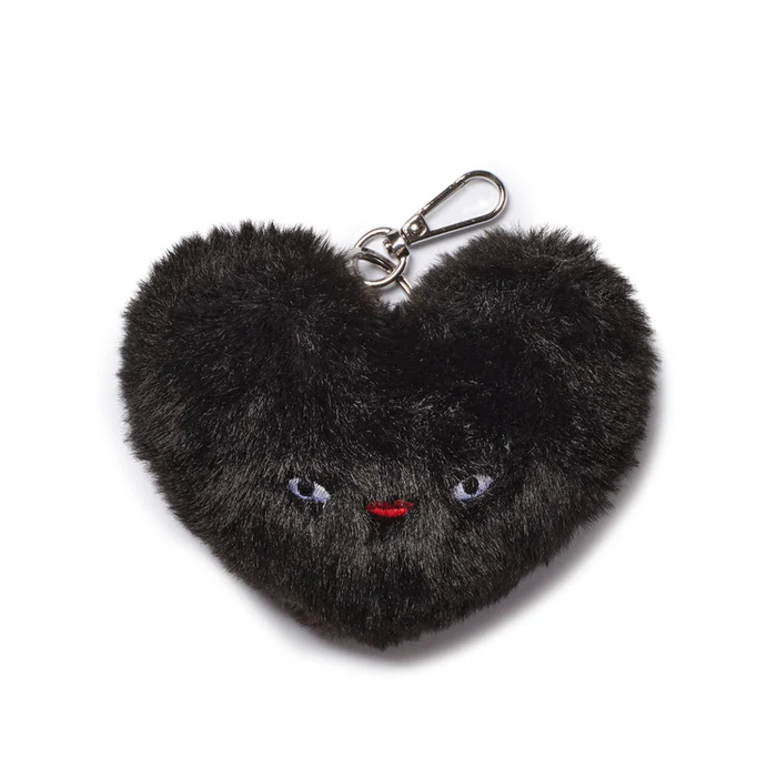Loveyom Keychain  Eco Fur Black