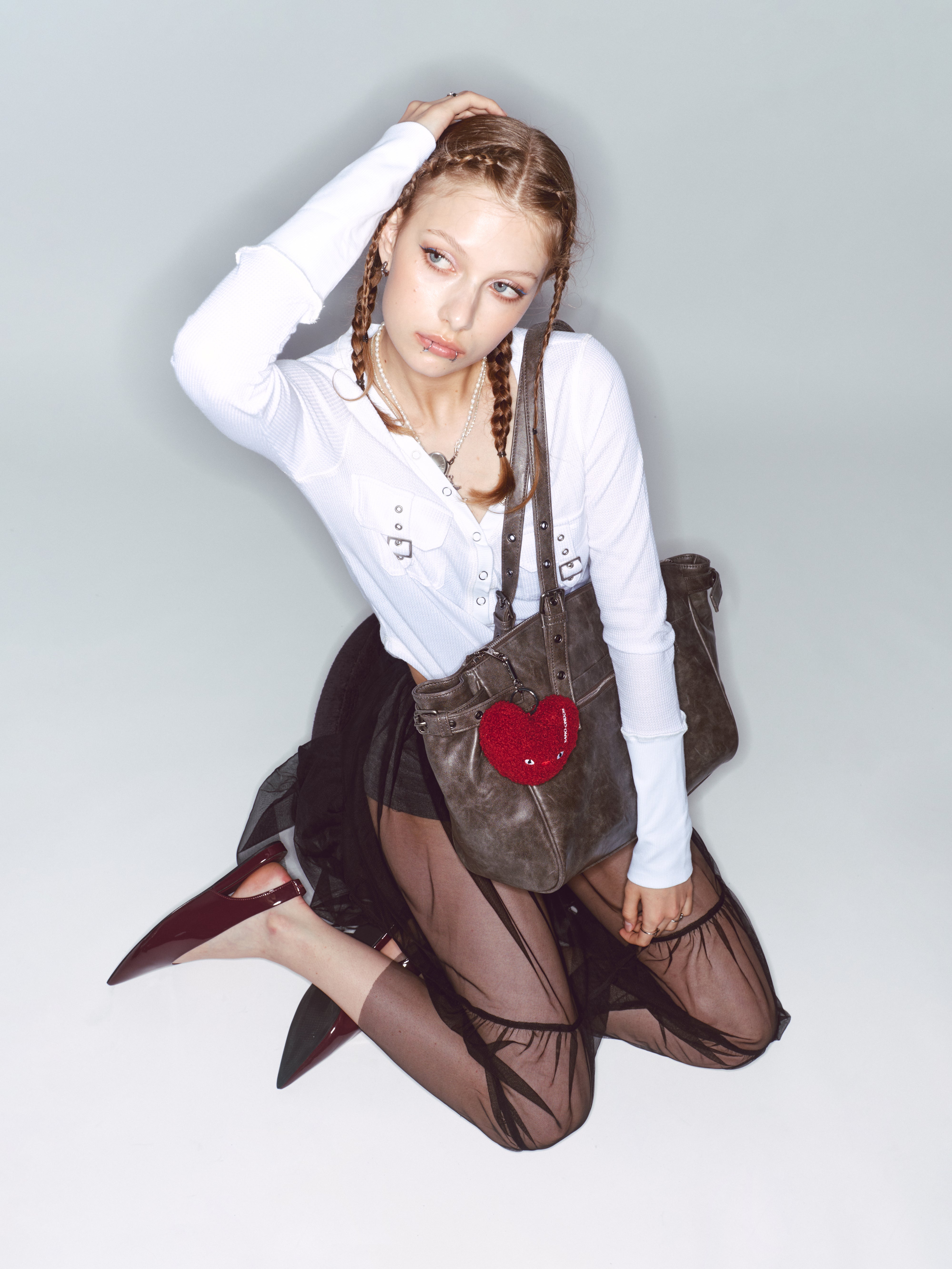 Nouvelle Shopper Bag L Baked Gray