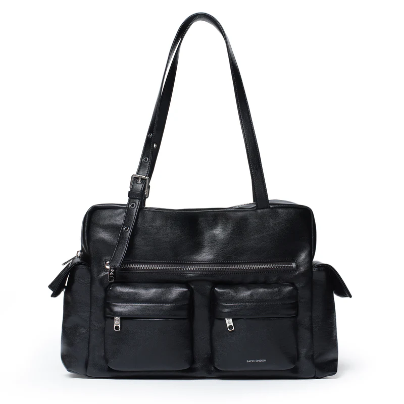 PREORDER Pocket Utility Bag L Nappa Black