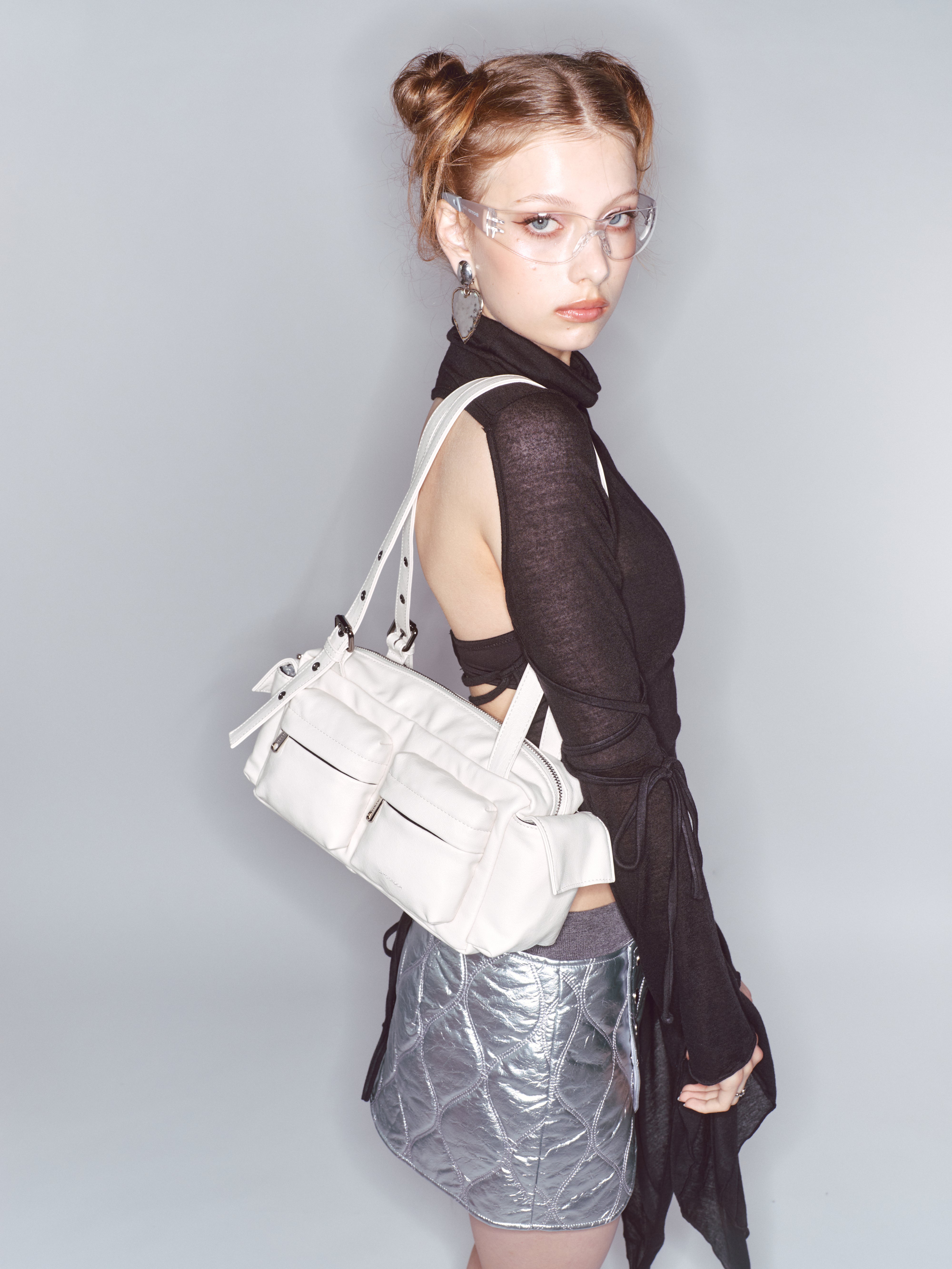 PREORDER Pocket Utility Bag M Goat Cream