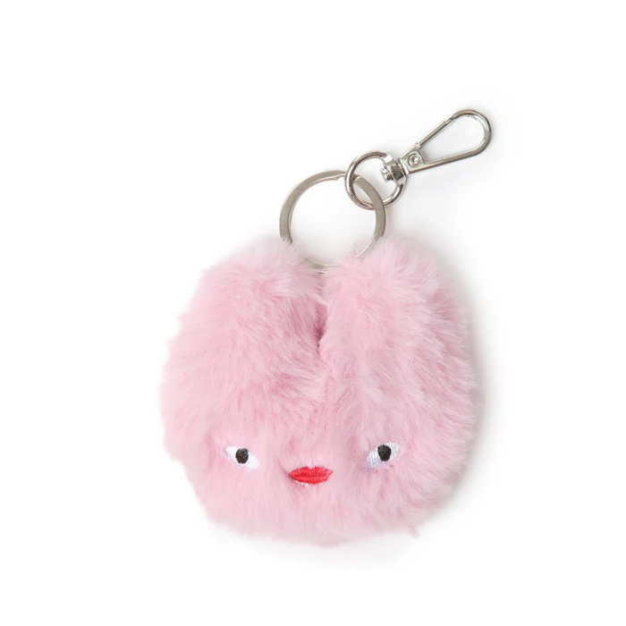 Tokiyom Keychain Eco Fur Pink