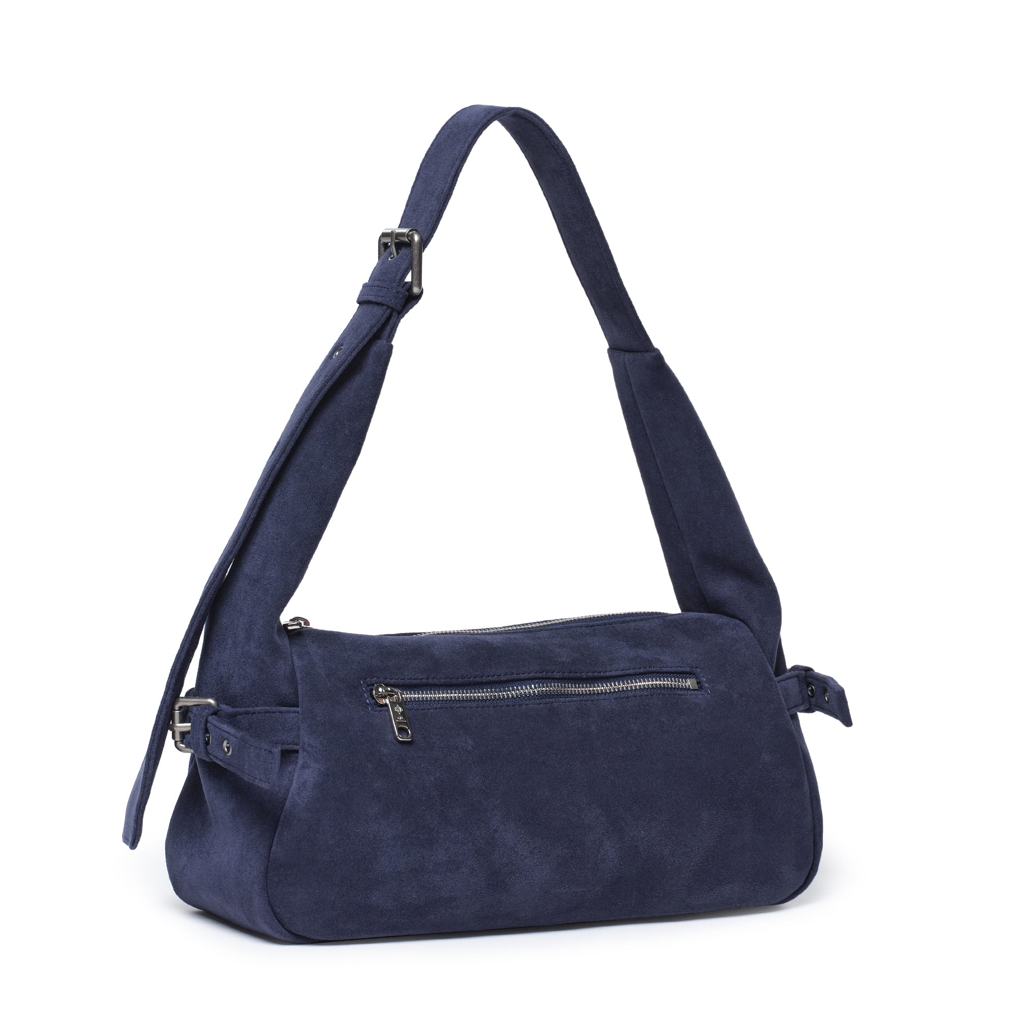 Atta Bag M Suede Navy